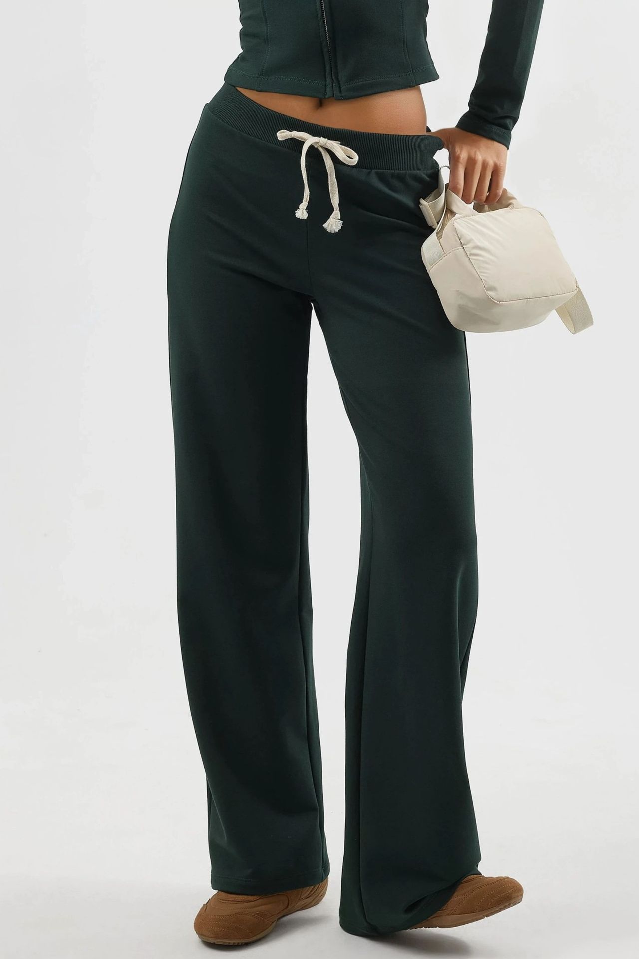BUSEM Straight Leg Sweatpants with Drawstring 1