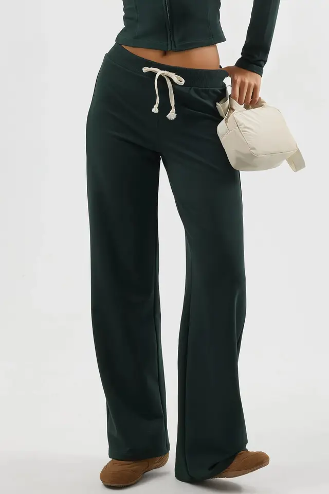 BUSEM Straight Leg Sweatpants with Drawstring