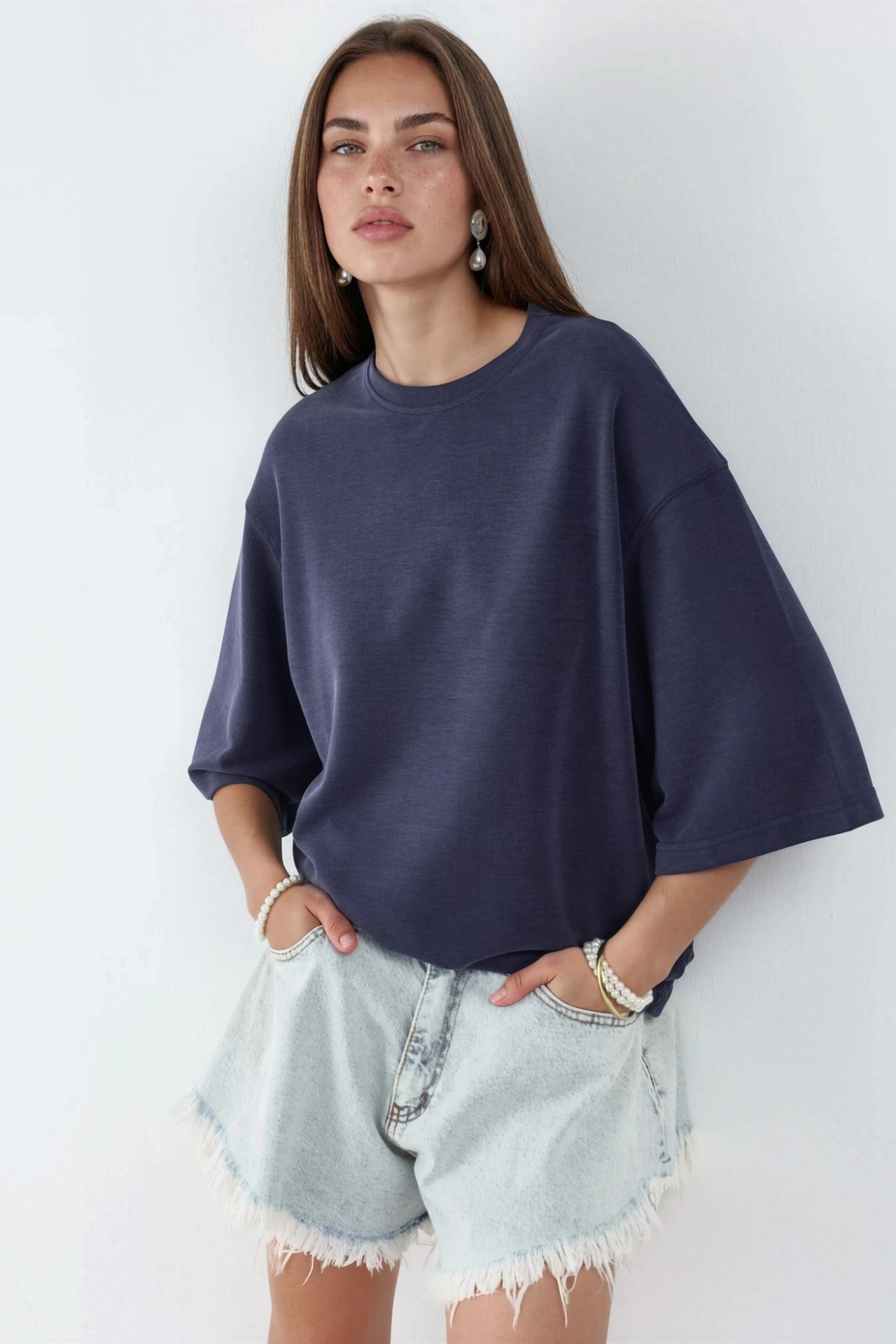BUSEM Oversized Crew Neck Tee 2