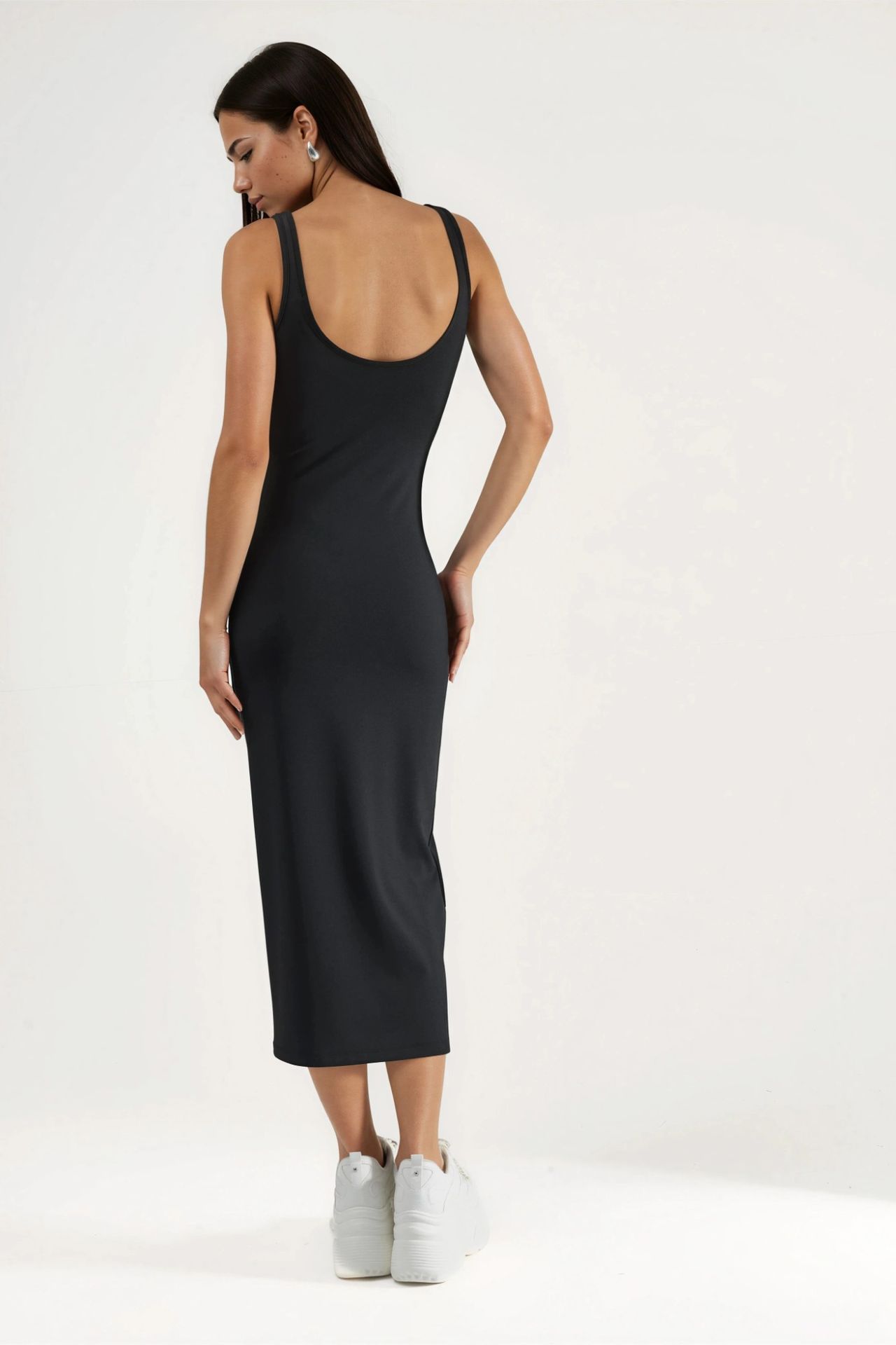 Bodycon Basic Midi Dress 4