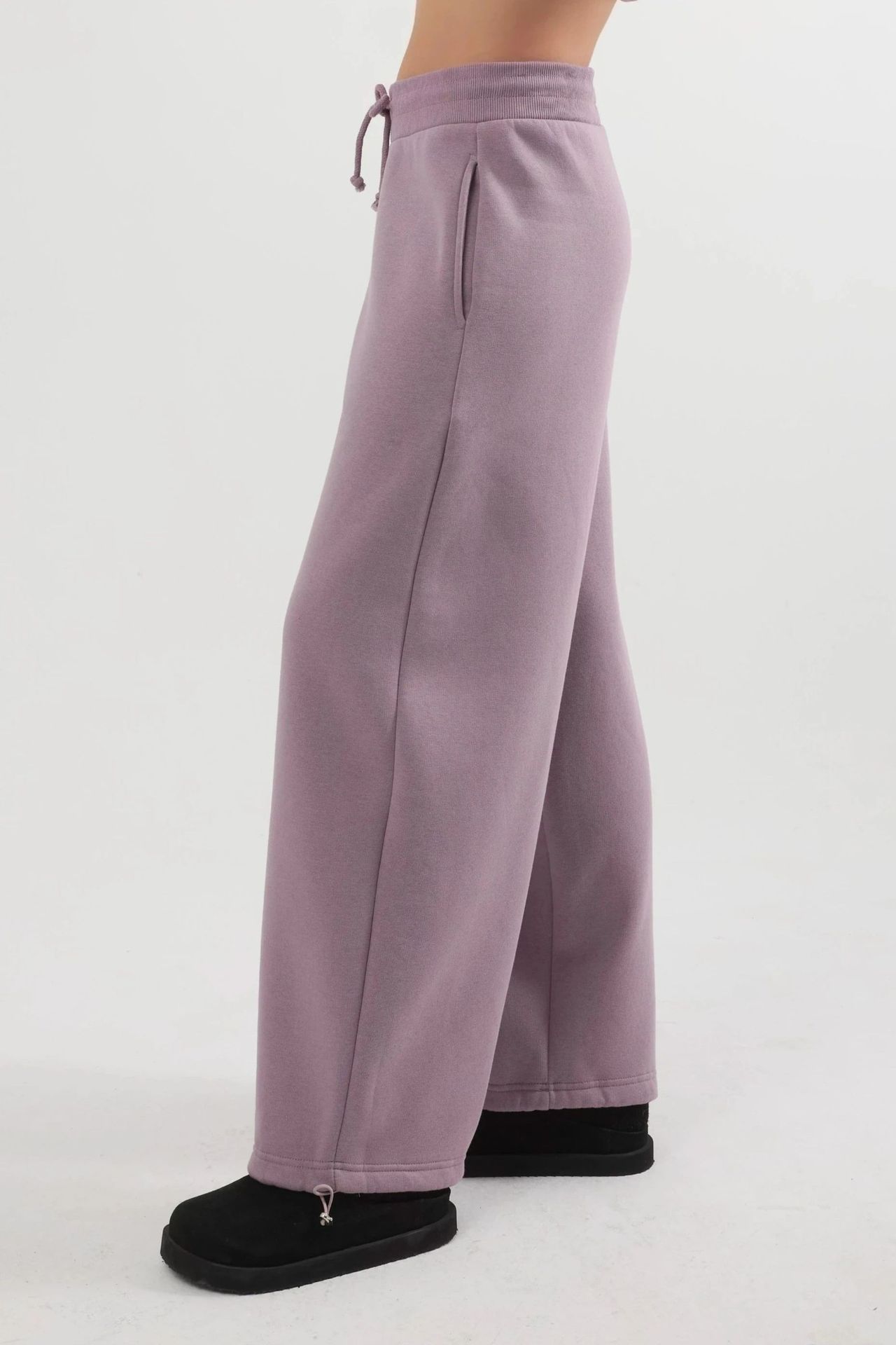 BUSEM Women's Long Fleece Sweatpants 2