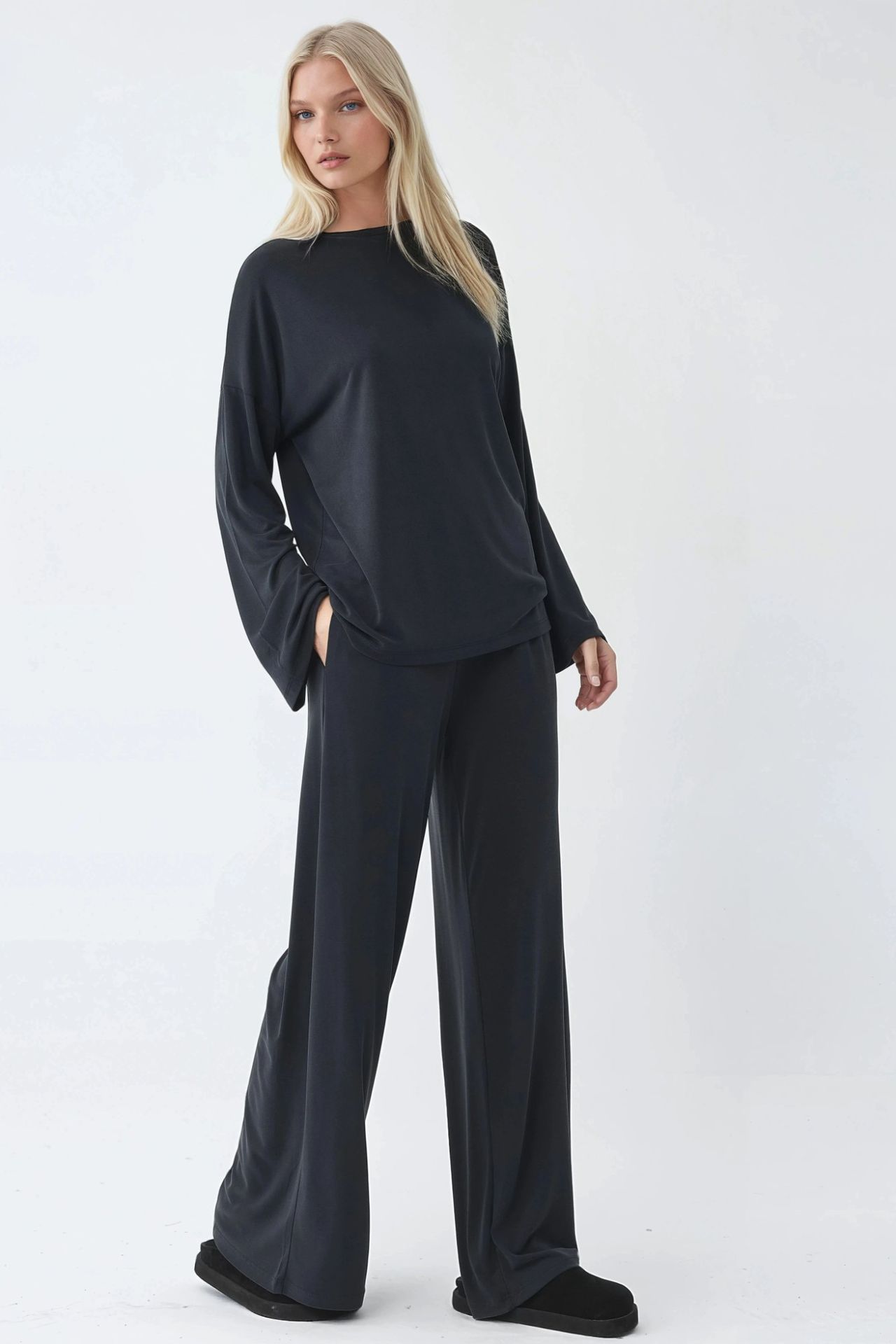 BUSEM Pull On Straight Leg Pants 5