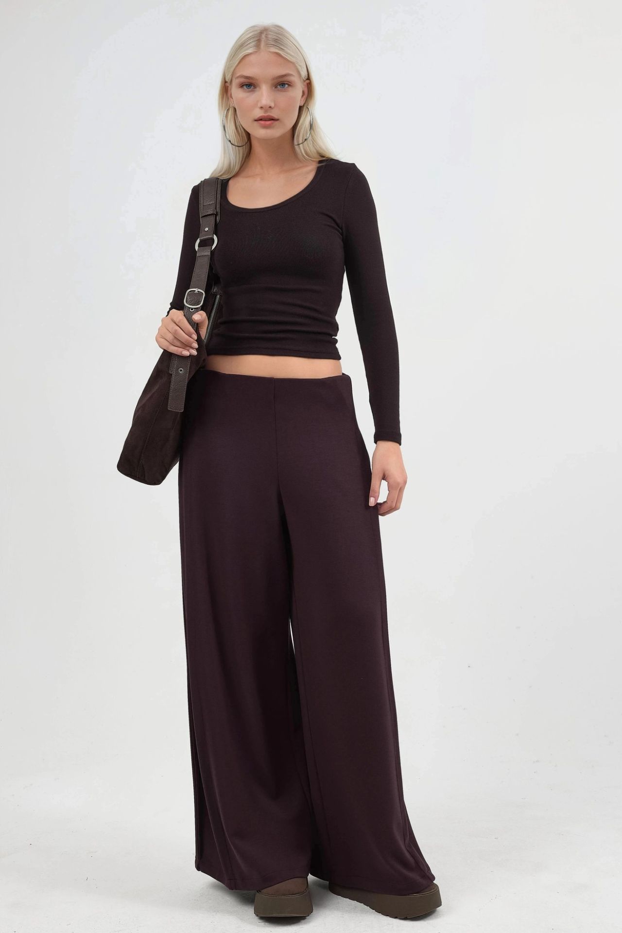 BUSEM Wide Leg Pleated Pants 7