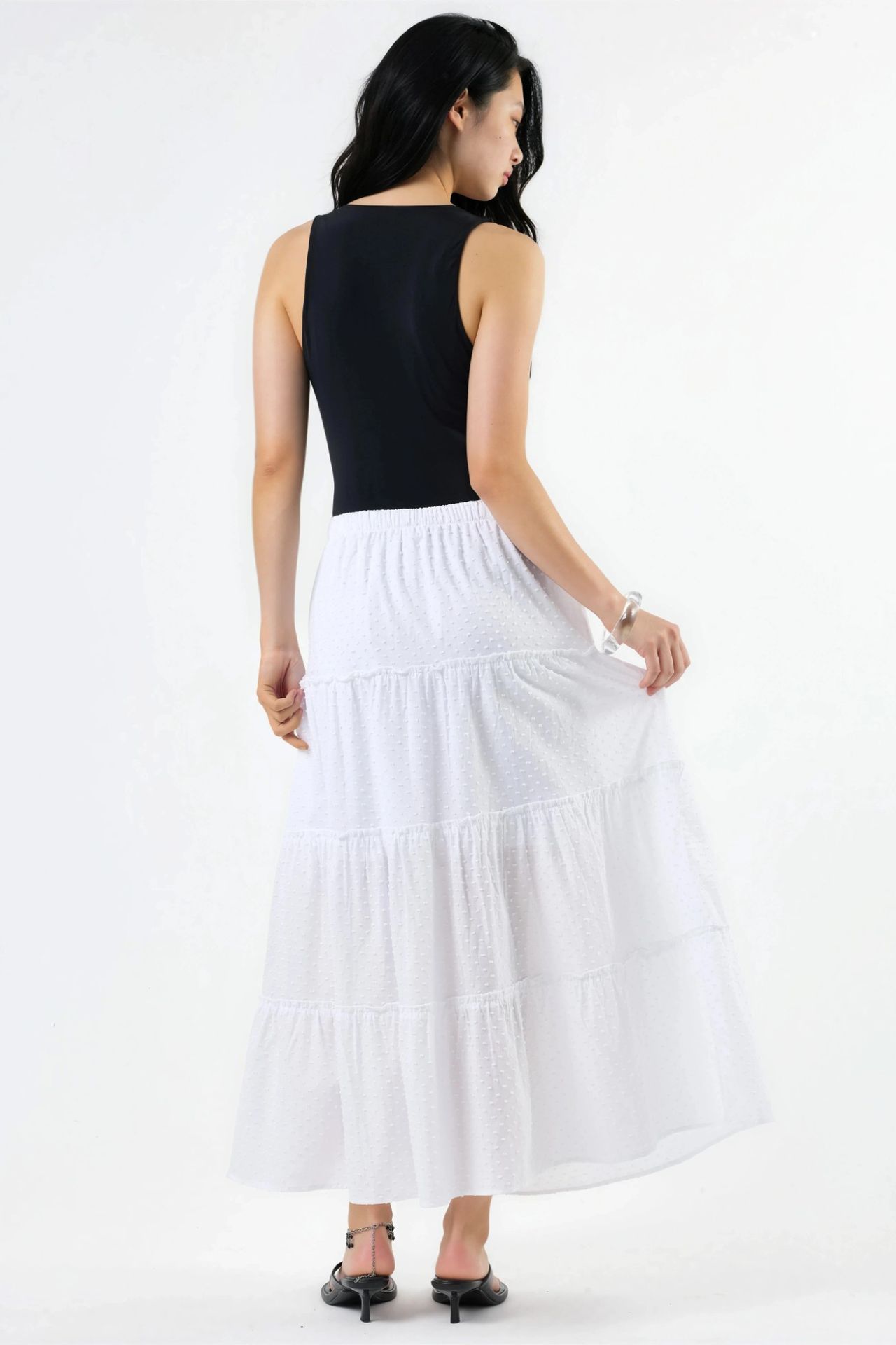 BUSEM Textured Maxi Skirt 3