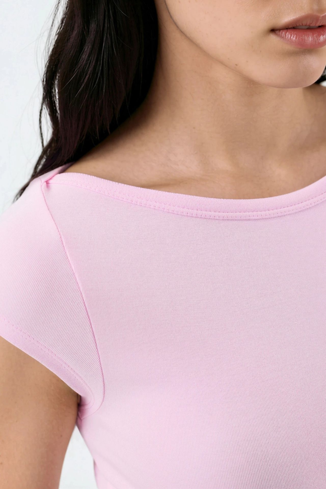 BUSEM Slim Fit Boat Neck Blouse 6