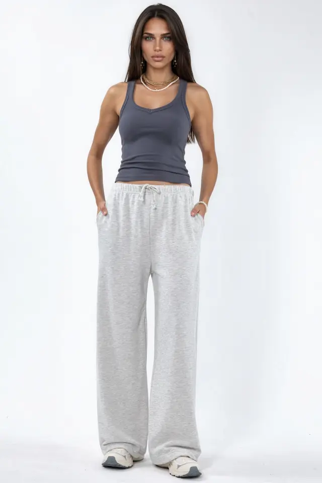 BUSEM Women's Cotton-Blend Straight-Leg Sweatpants