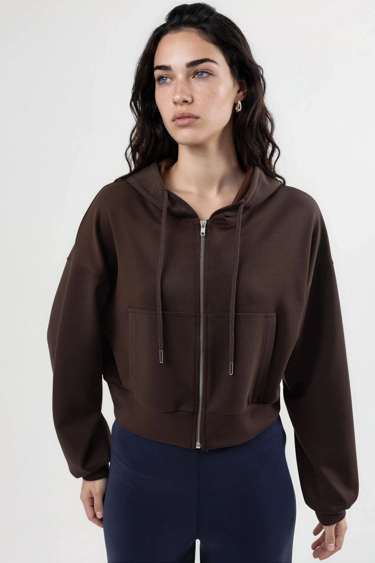 BUSEM Hooded Zippered Short Jacket 6