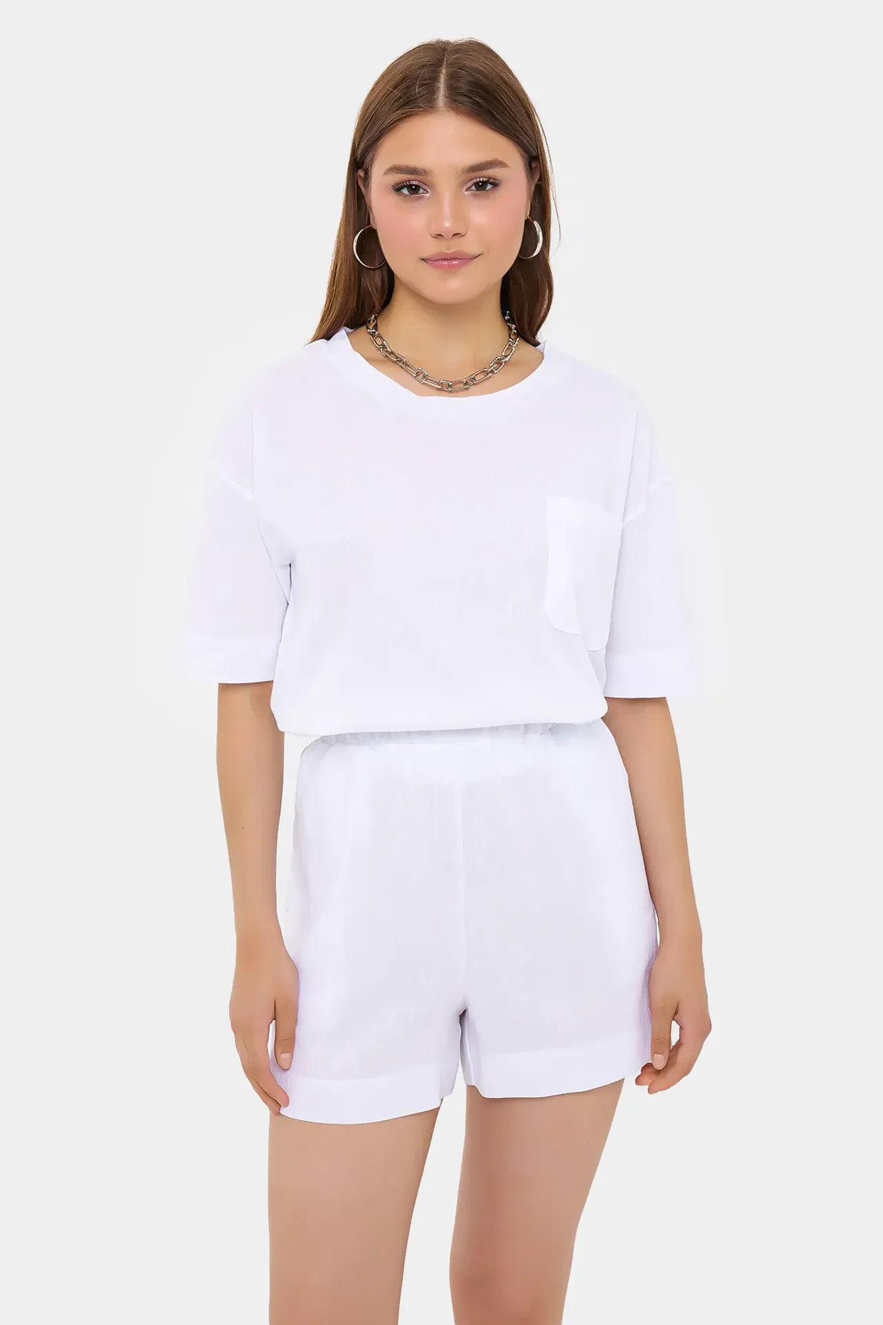 High-Waist Baggy Coords Set