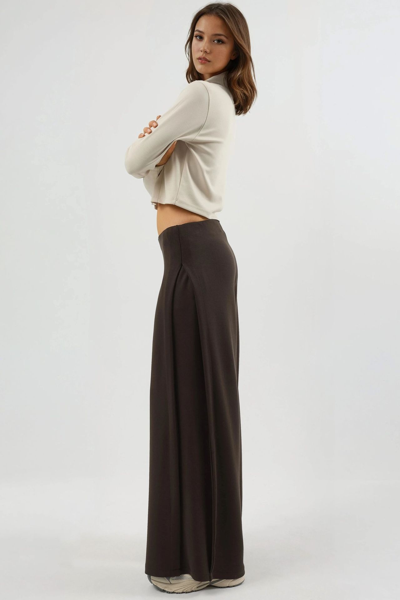 BUSEM Wide Leg Pleated Pants 6