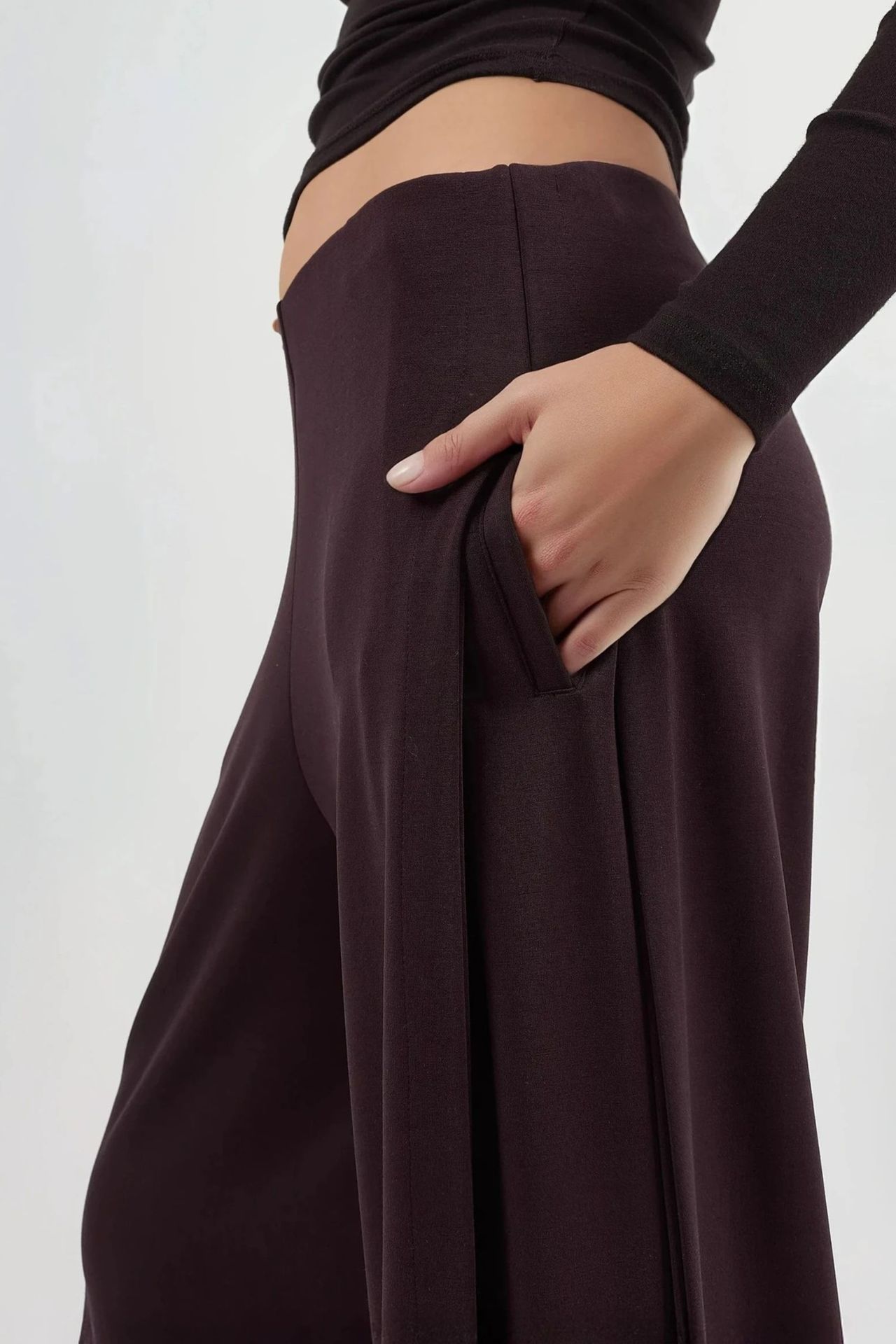 BUSEM Wide Leg Pleated Pants 5