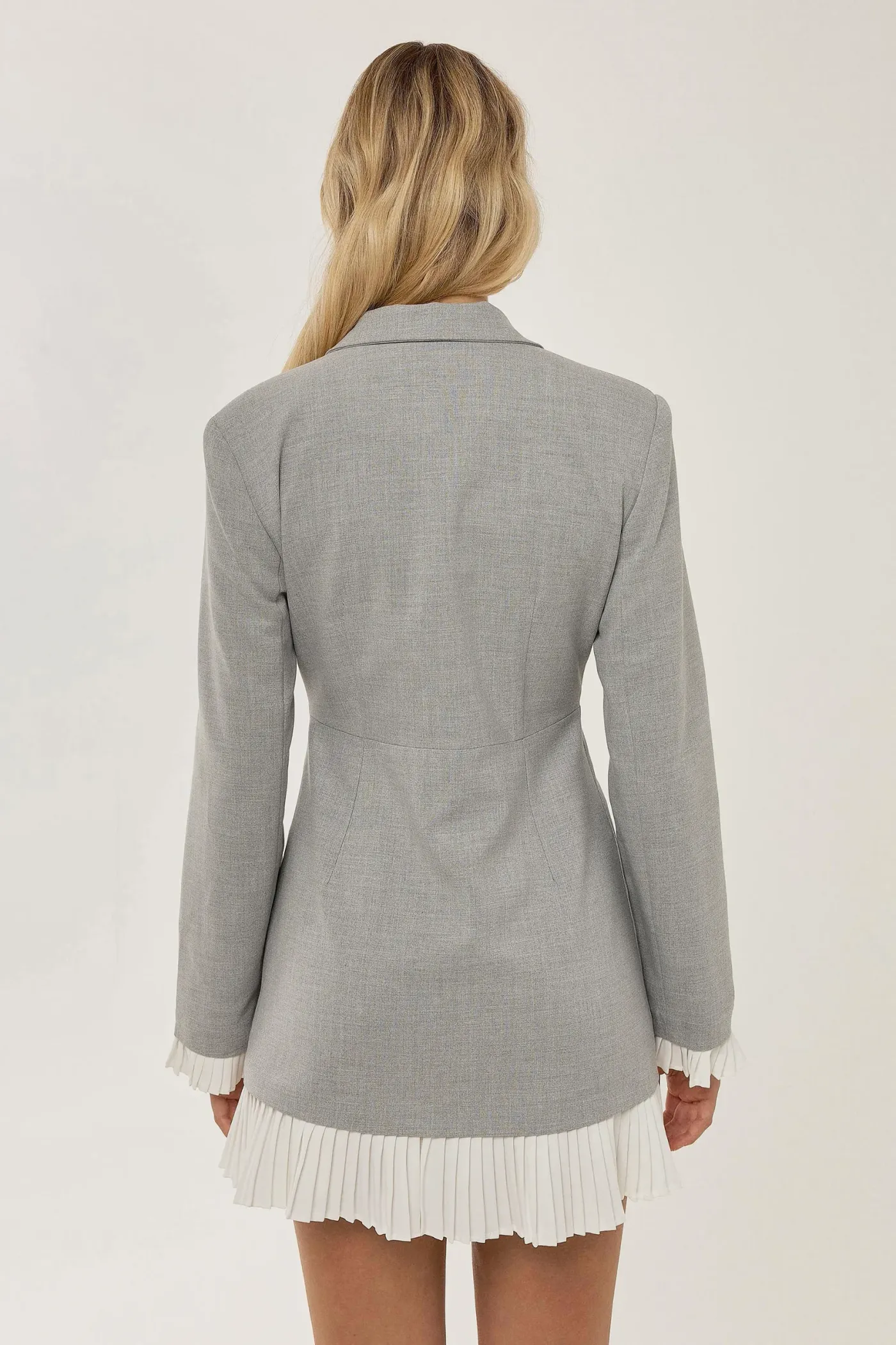 Contrast Detailed Blazer Dress 5