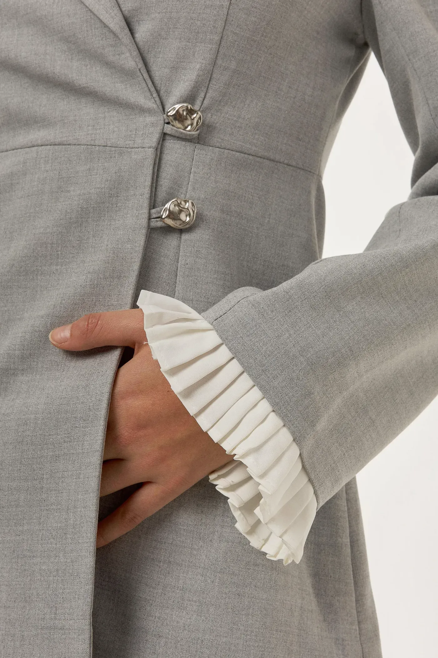 Contrast Detailed Blazer Dress 6