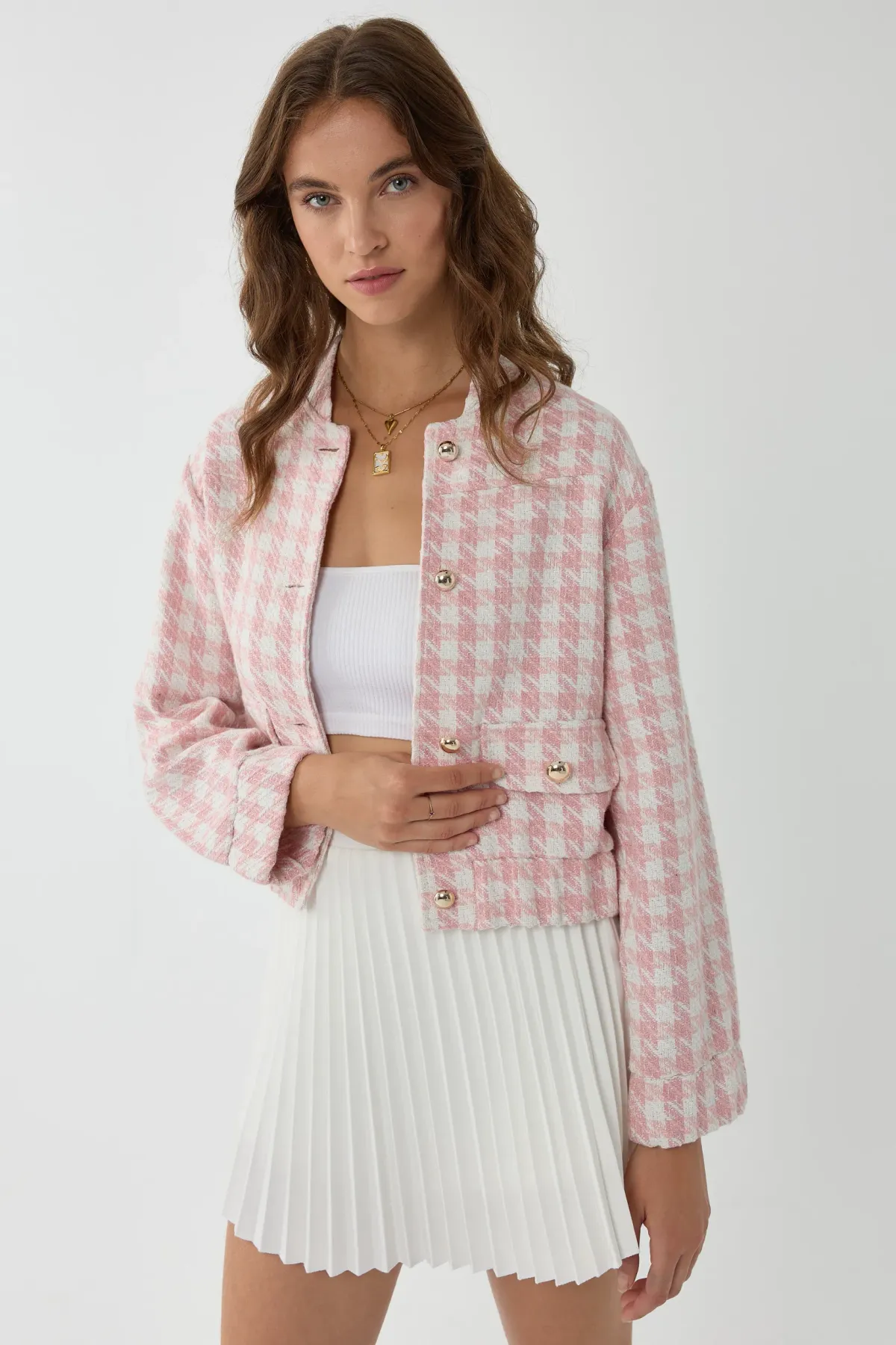 Tweed Regular Fit Jacket 1