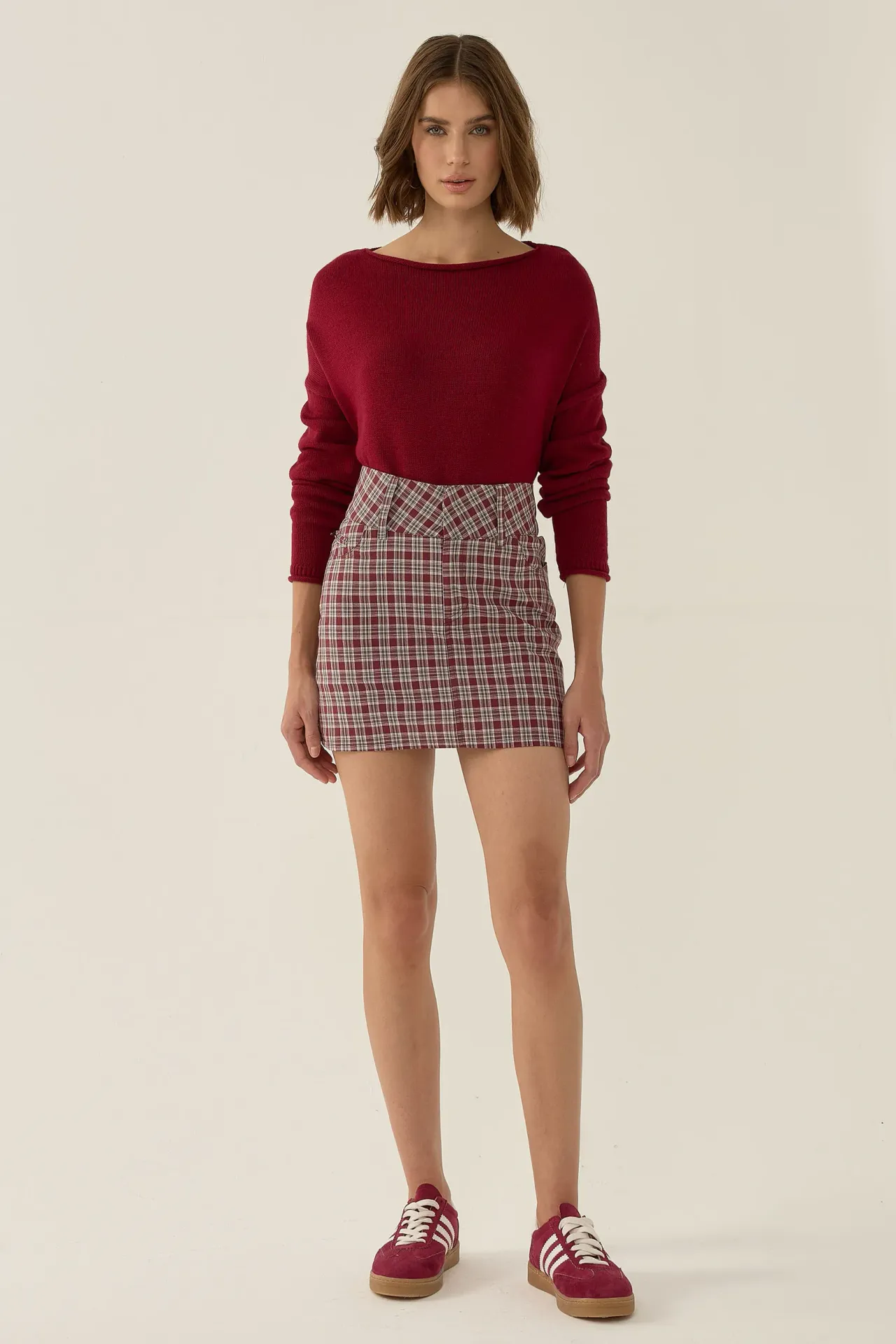 Plaid Mini Skirt