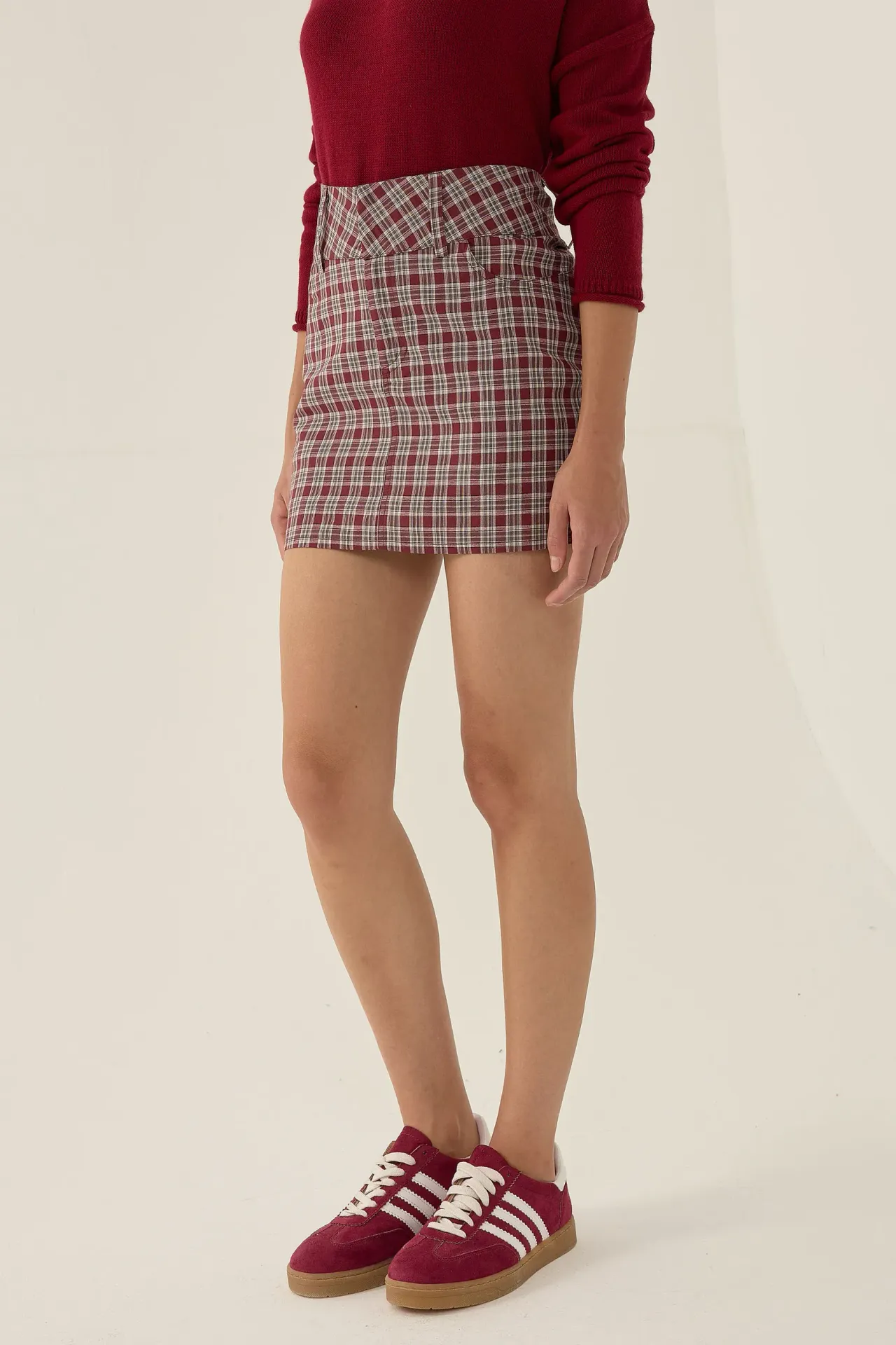 Plaid Mini Skirt