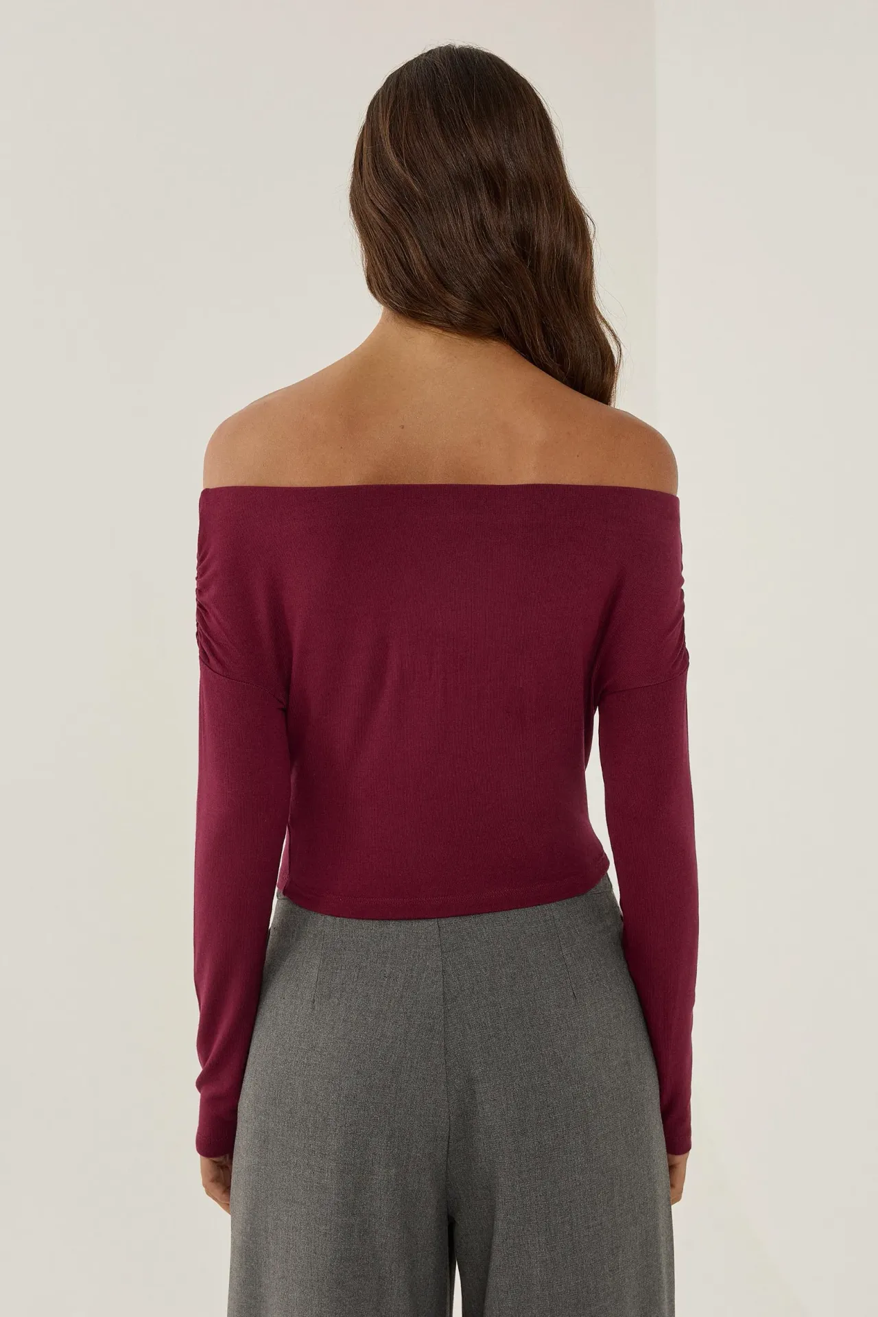 Off Shoulder Carmen Collar Blouse