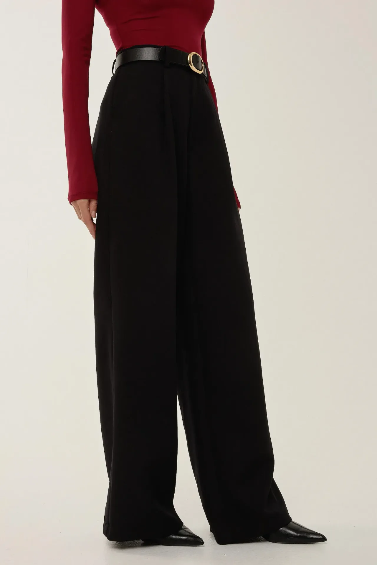 High Waist Wide Leg Pants