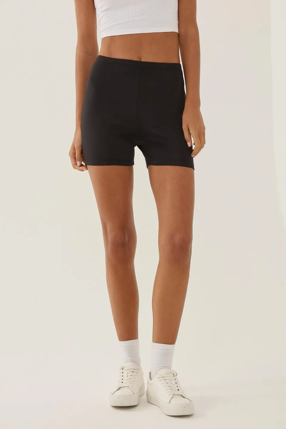 High Waist Elastic Biker Leggings