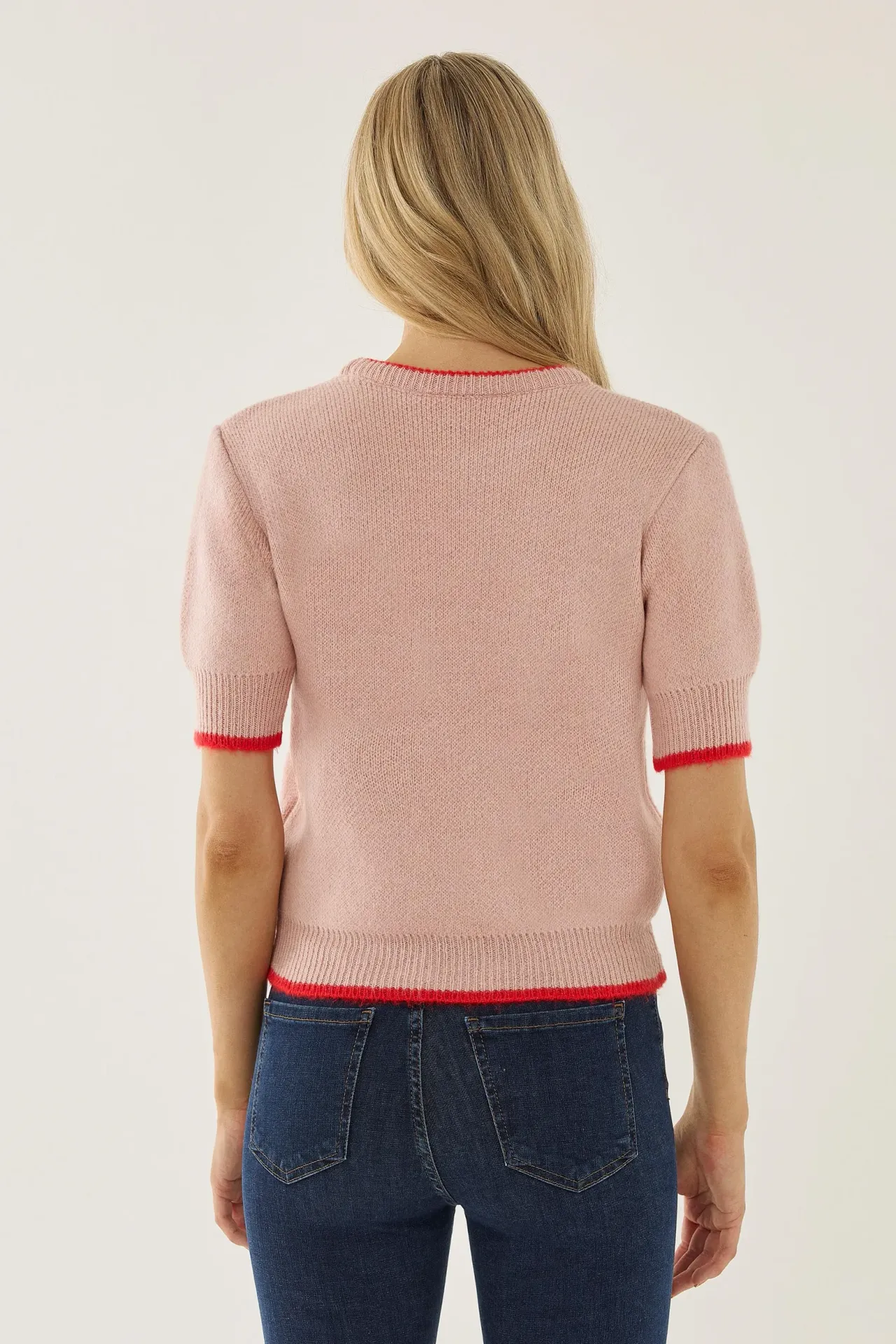 Contrast Knitted Sweater