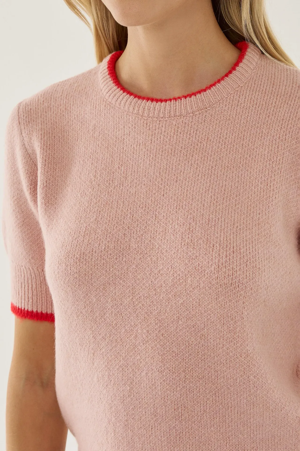 Contrast Knitted Sweater