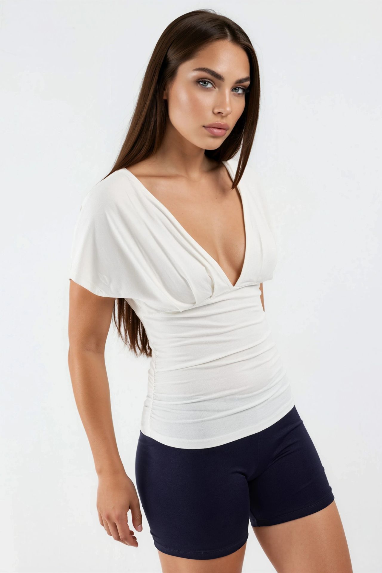 BUSEM V-Neck Tie Detail Blouse 5