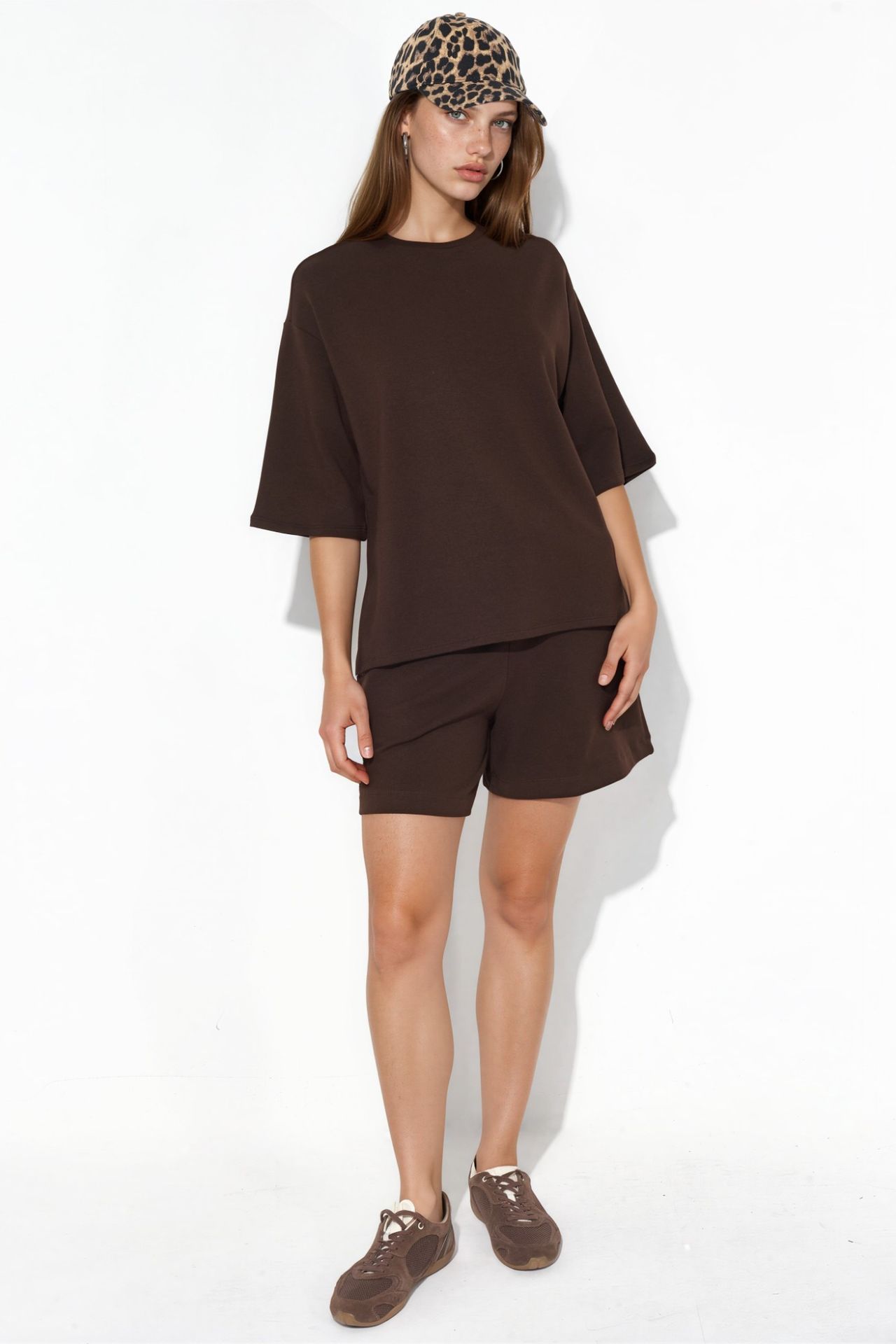 BUSEM Women's Loose-fit Crew Neck T-shirt 5
