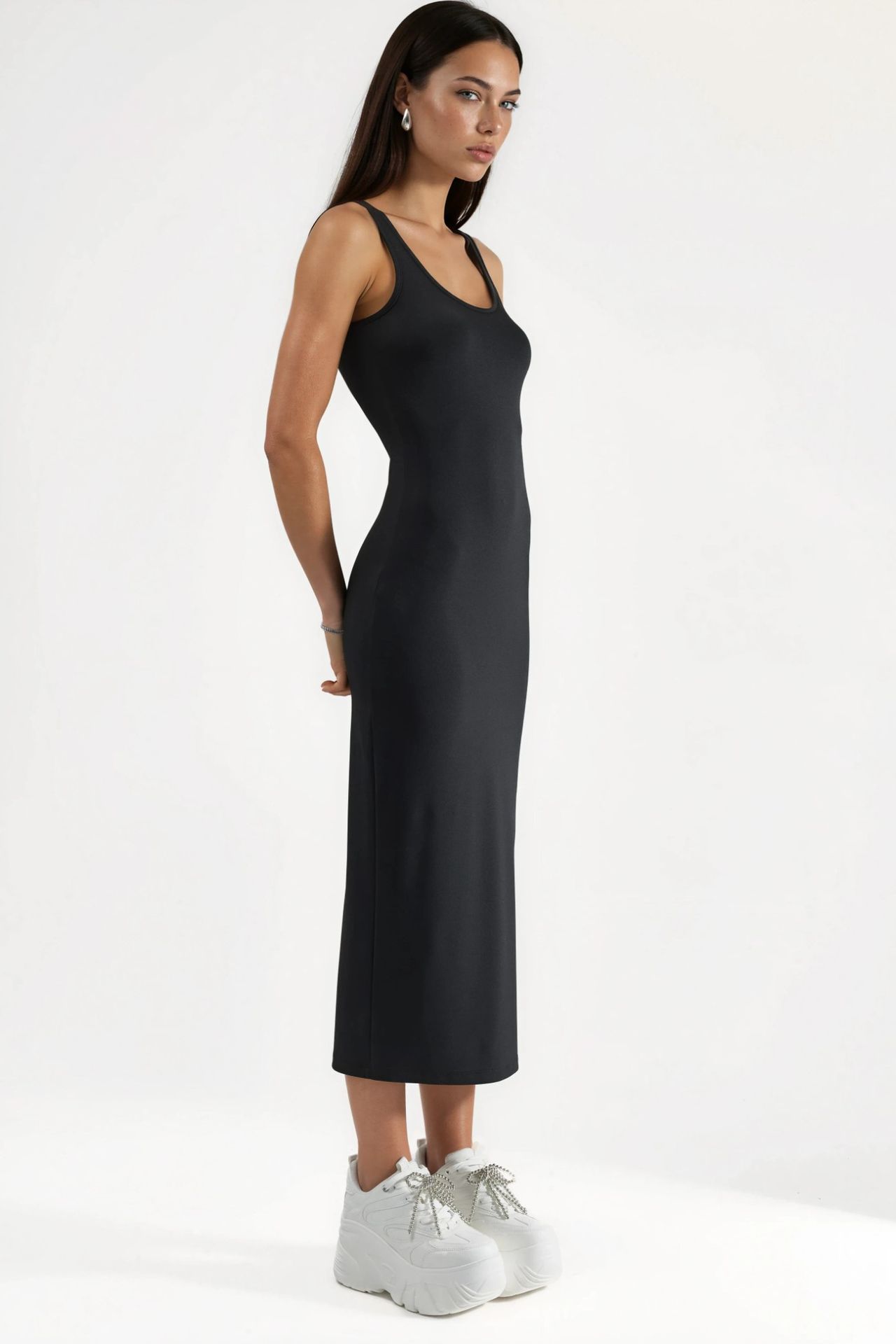 Bodycon Basic Midi Dress 3