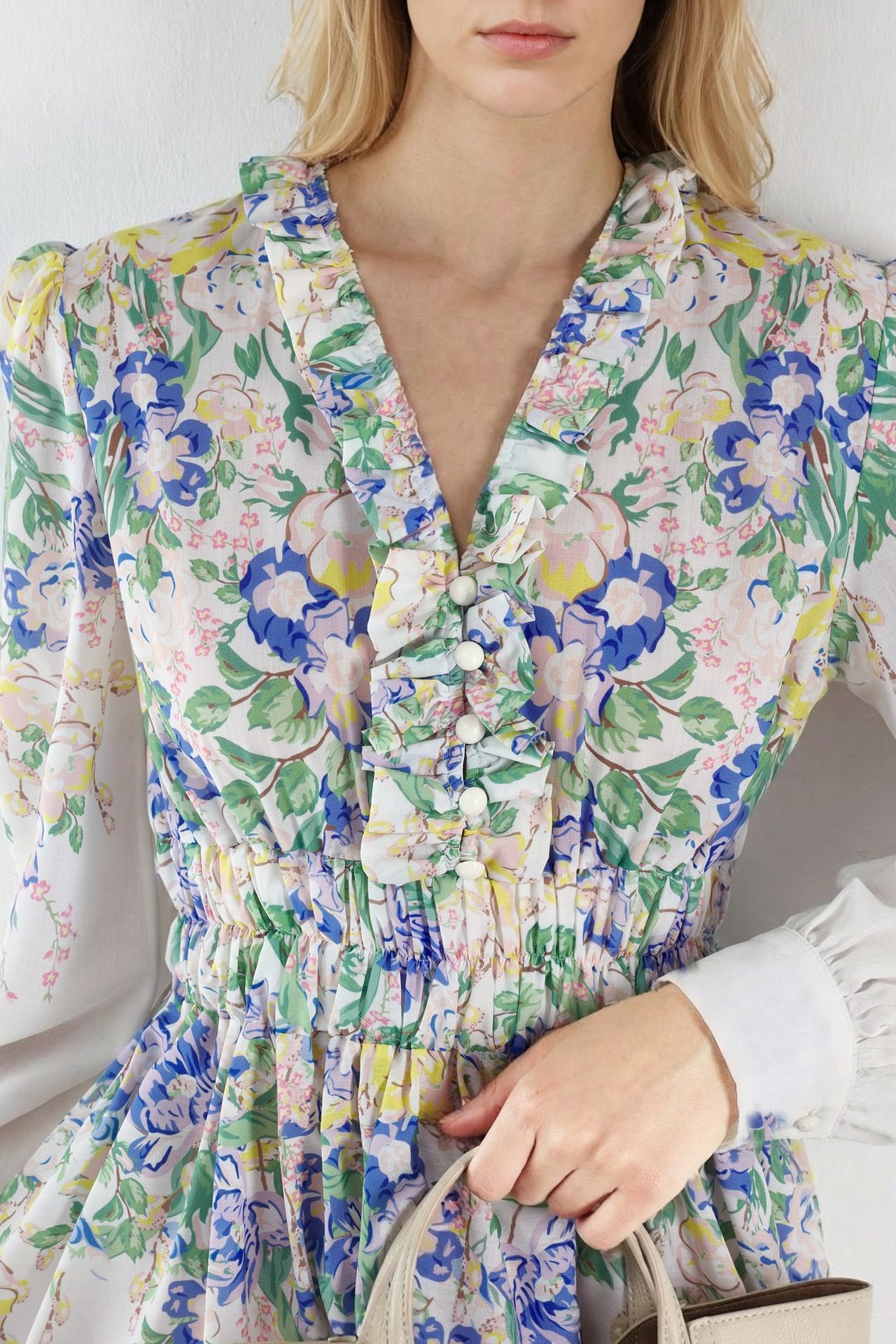 MSN Floral A-line Mini Dress 5