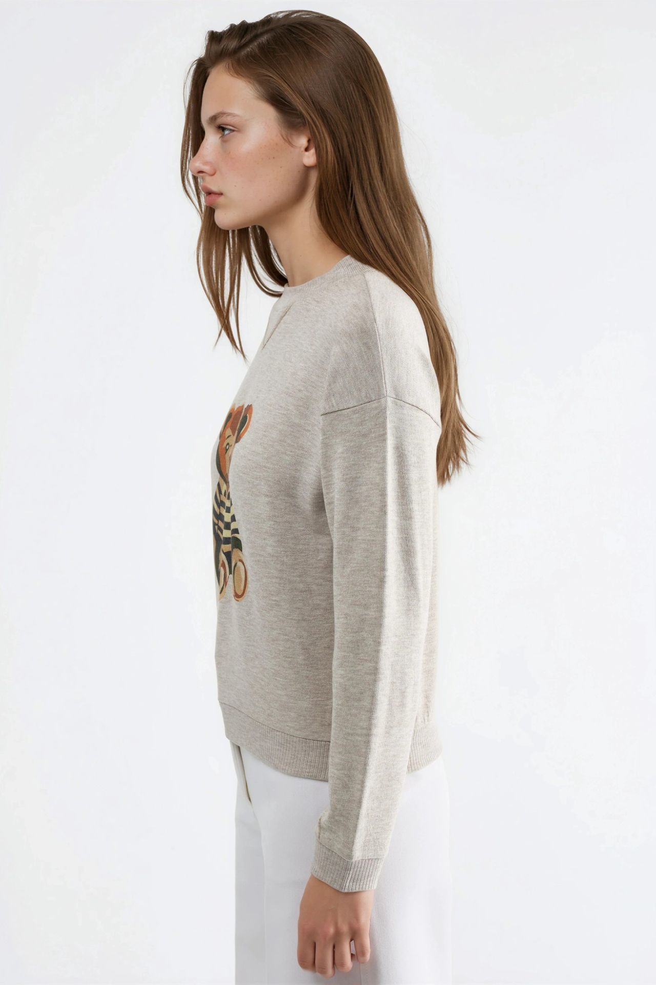 BUSEM Printed Crew Neck Sweatshirt 4