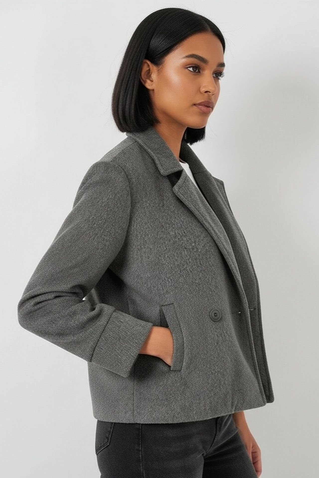 BDART Textured Double Breasted Jacket 4
