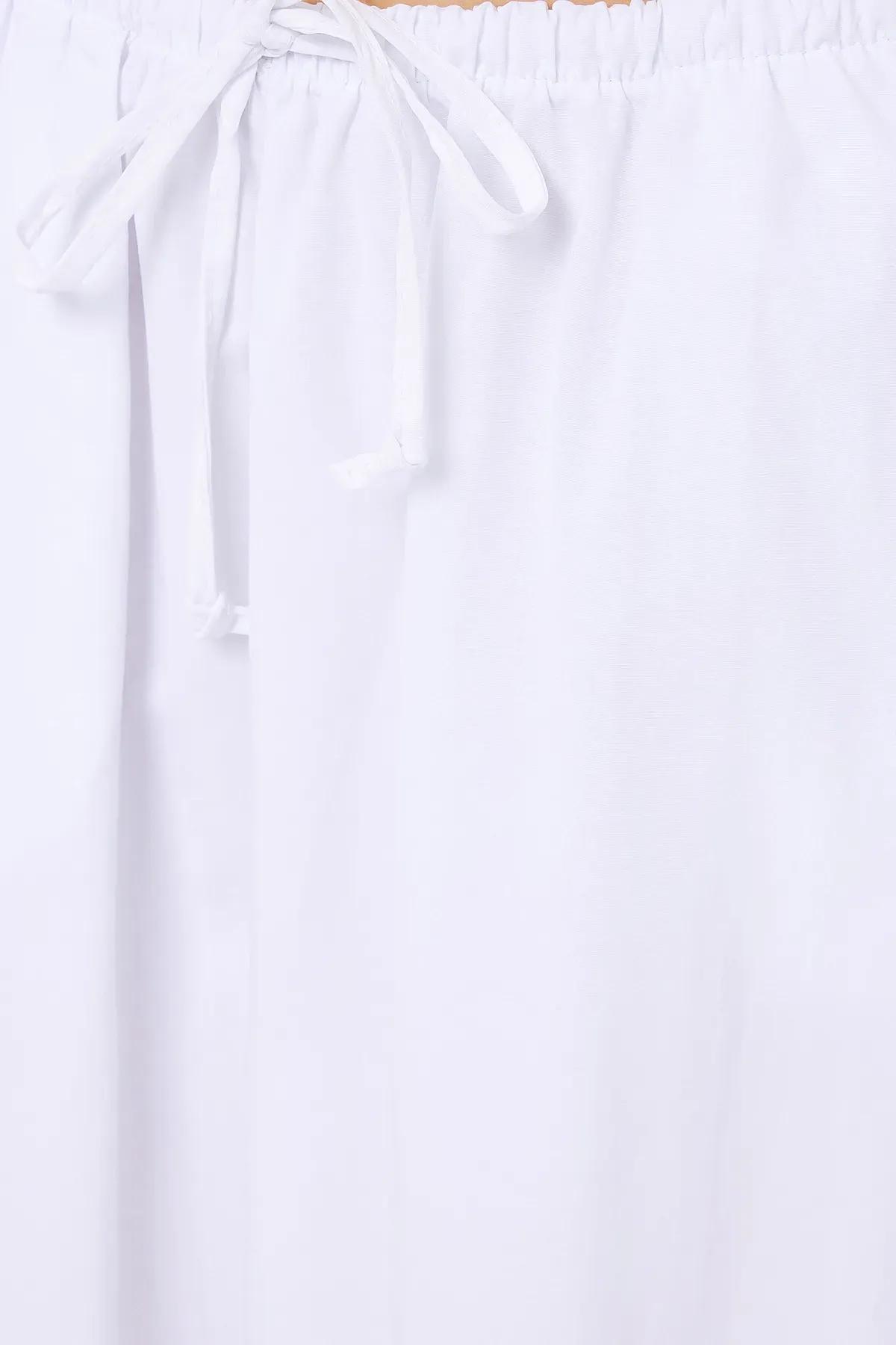 Mid-Rise Maxi Skirt with Drawstring 5