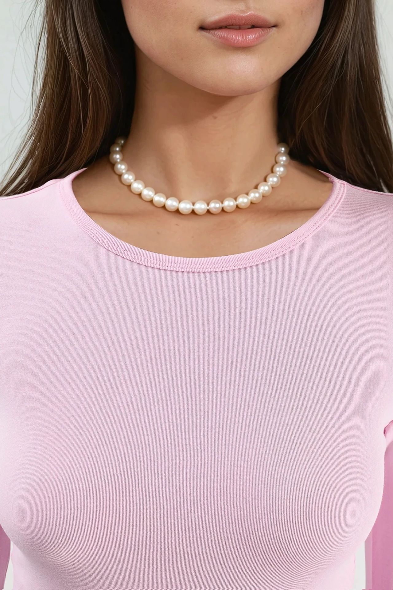 BUSEM Long Sleeve Crew Neck Blouse 5