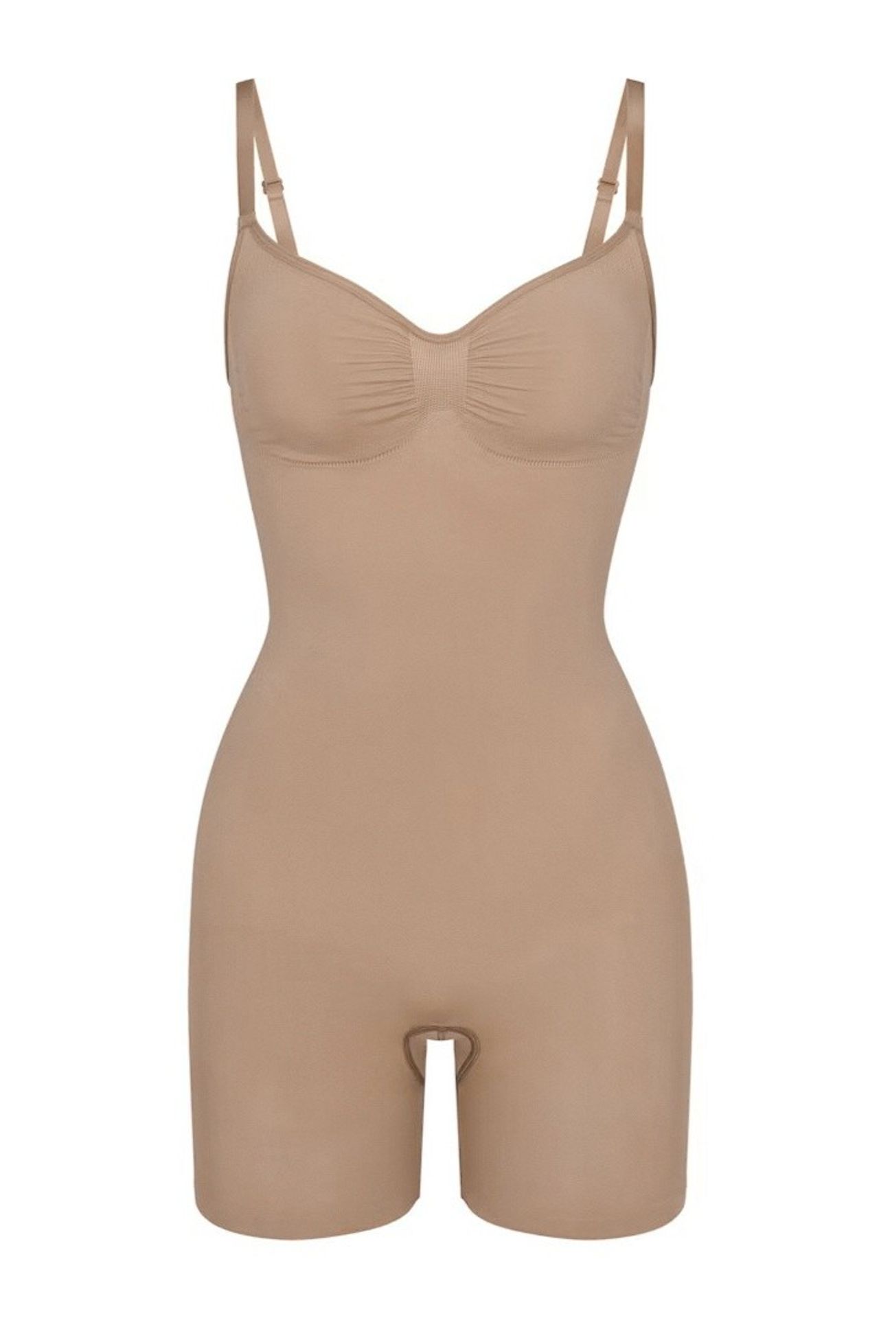 Premium Seamless Extra Firm Mid-Thigh Bodysuit Shapewear