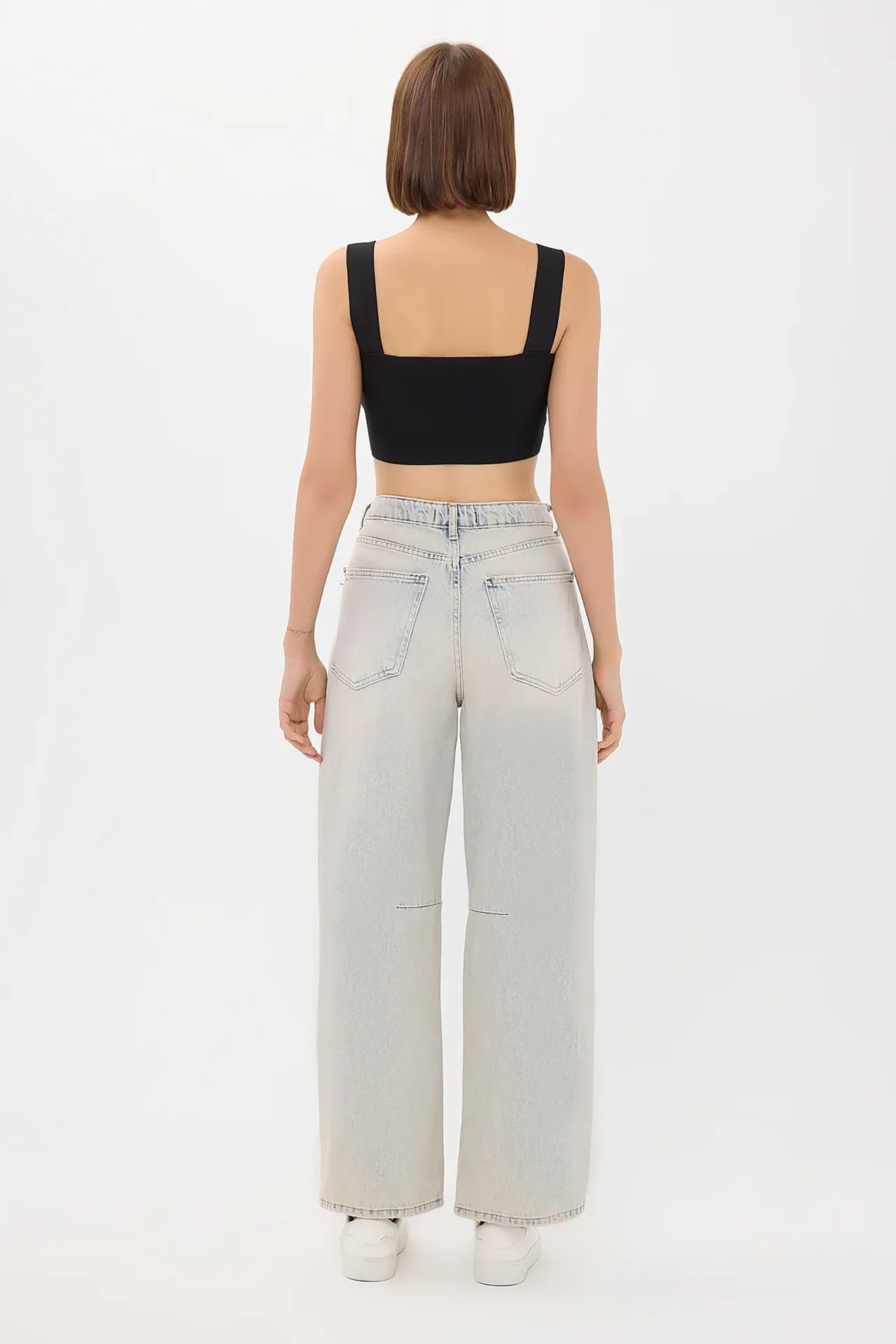 High-Waist Mom Fit Denim Jeans