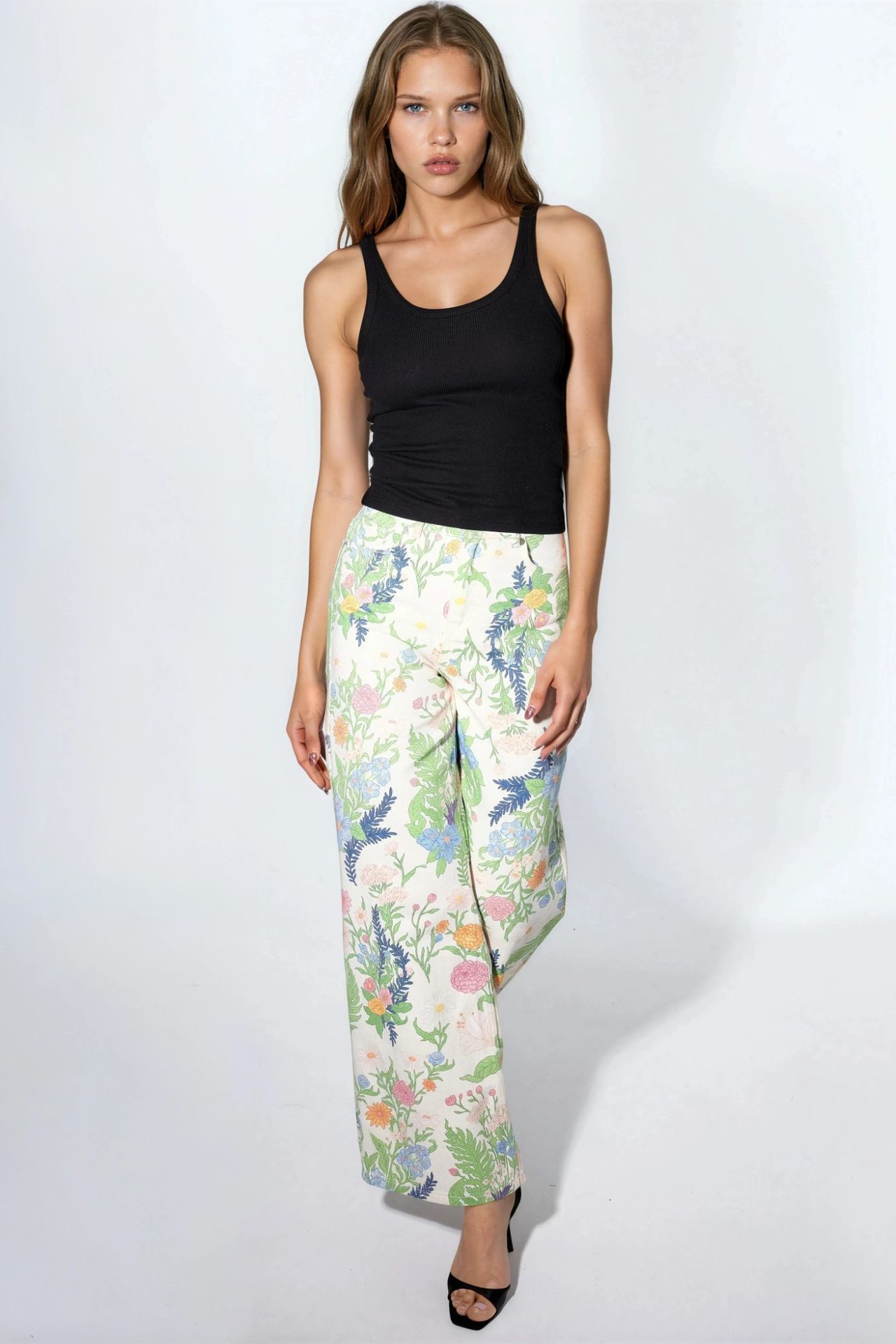 BUSEM Sleeveless Ribbed U Neck Tank Top 3