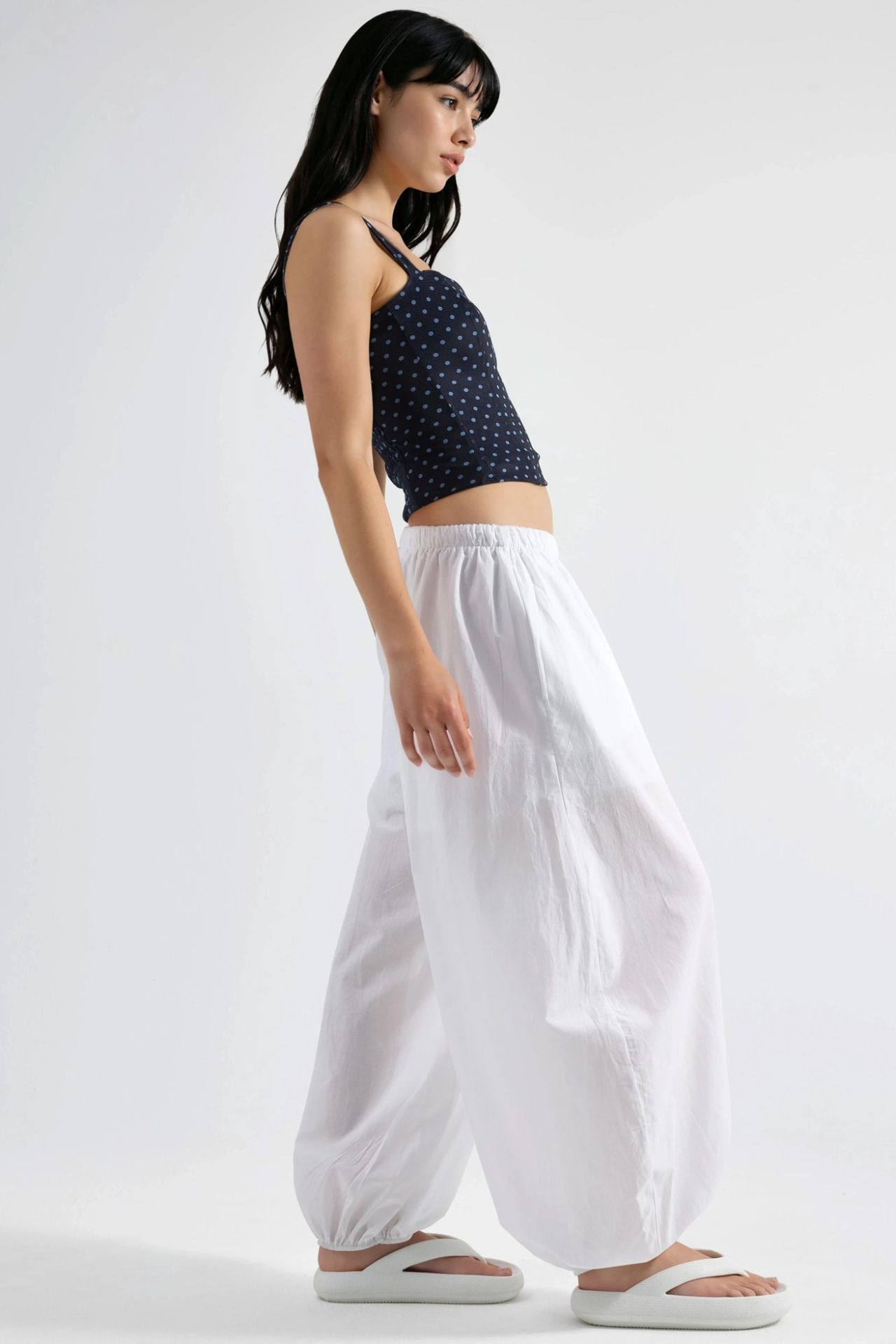 BUSEM Elastic Waist Balloon Pants 3