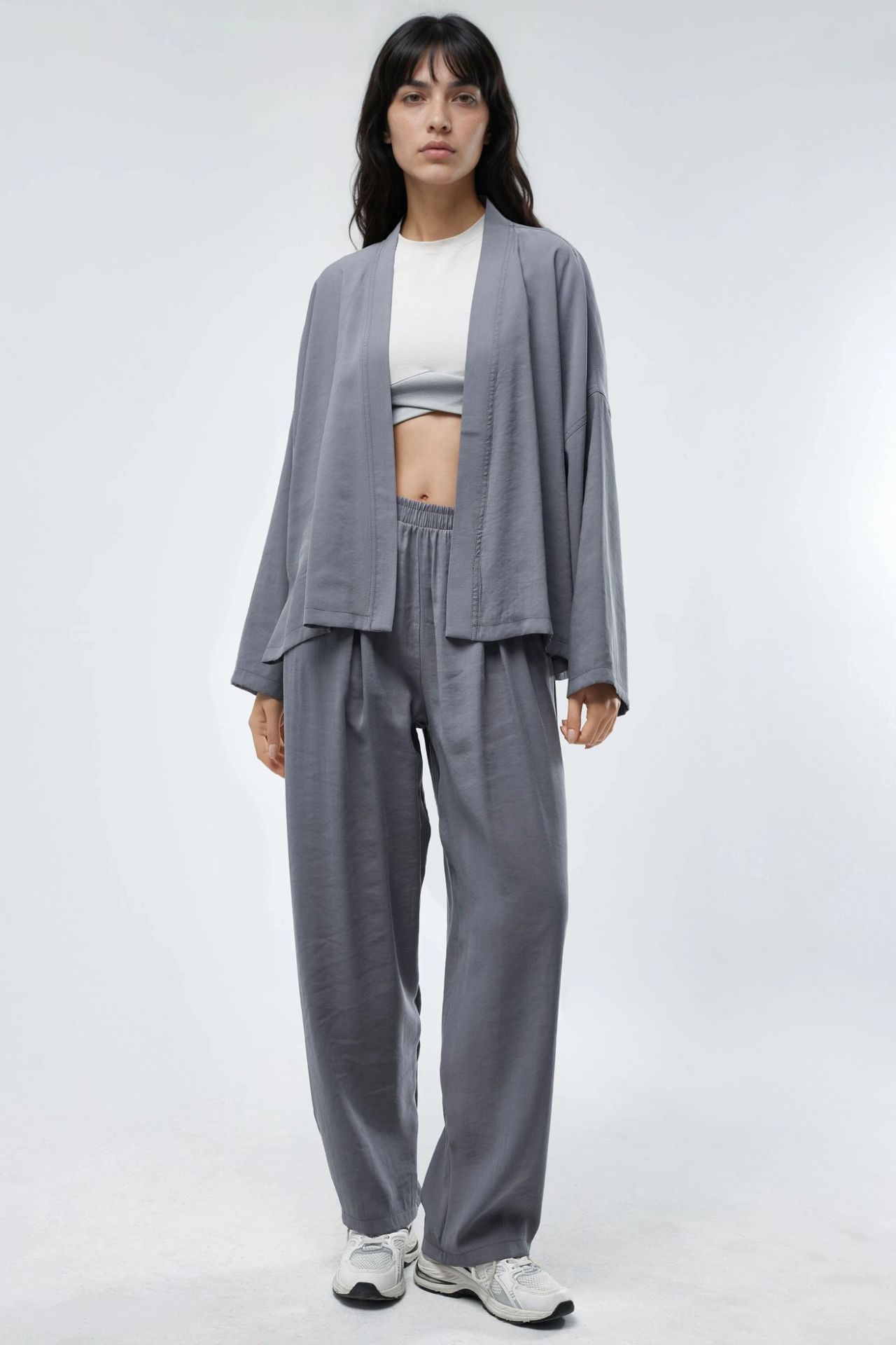 BUSEM Wide Leg Pleated Pants 7