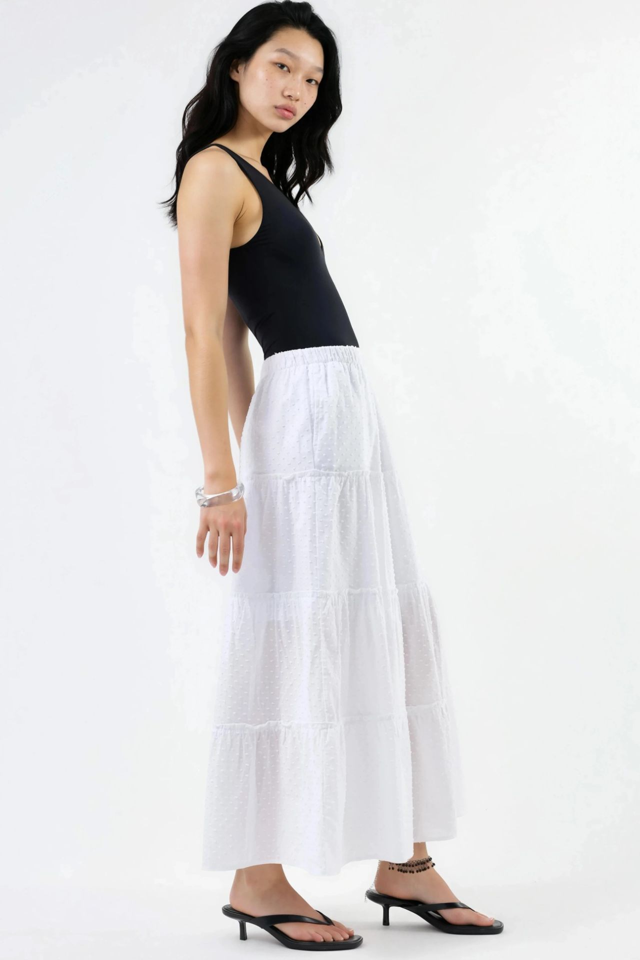 BUSEM Textured Maxi Skirt 2