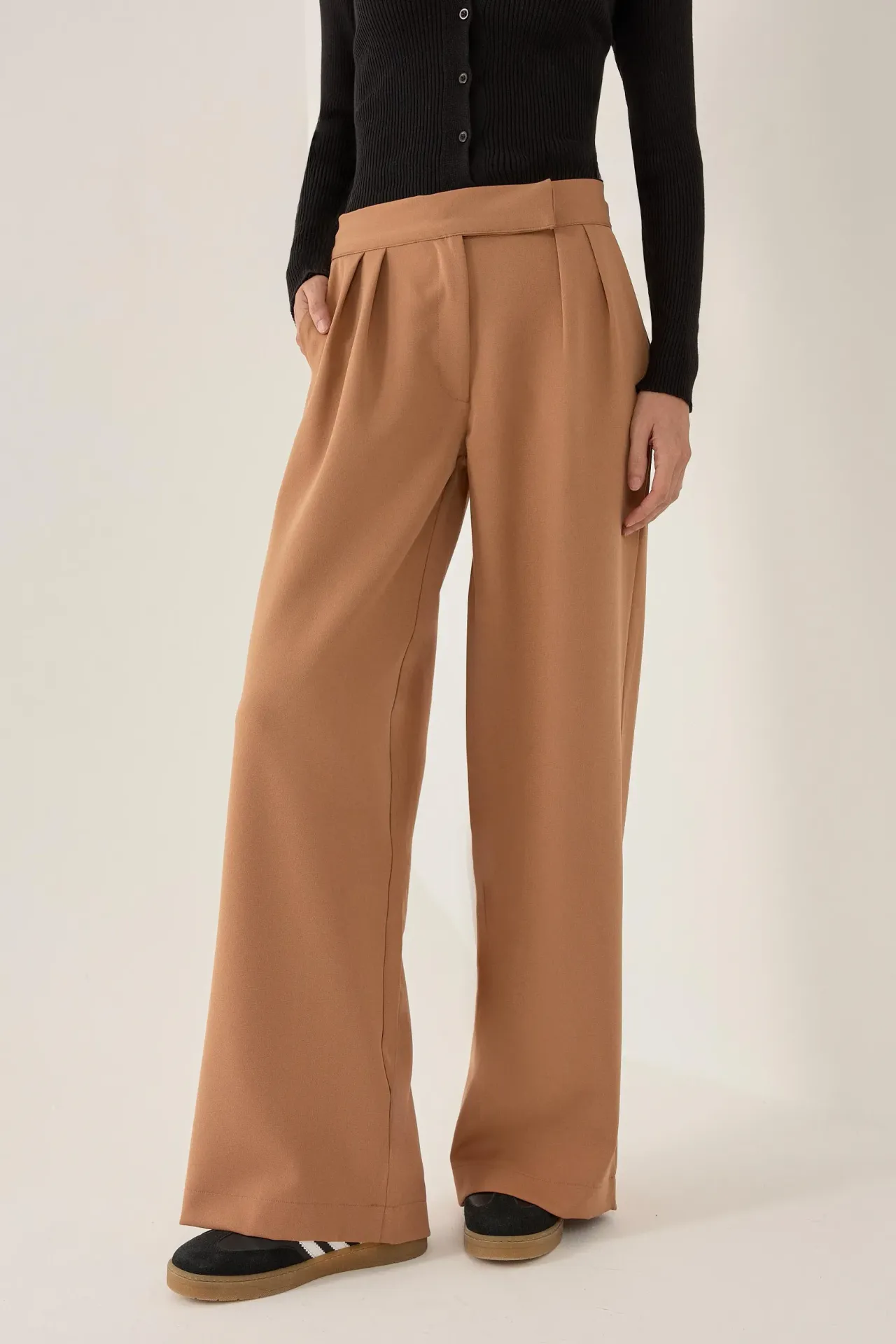 High Waist Wide Leg Pants