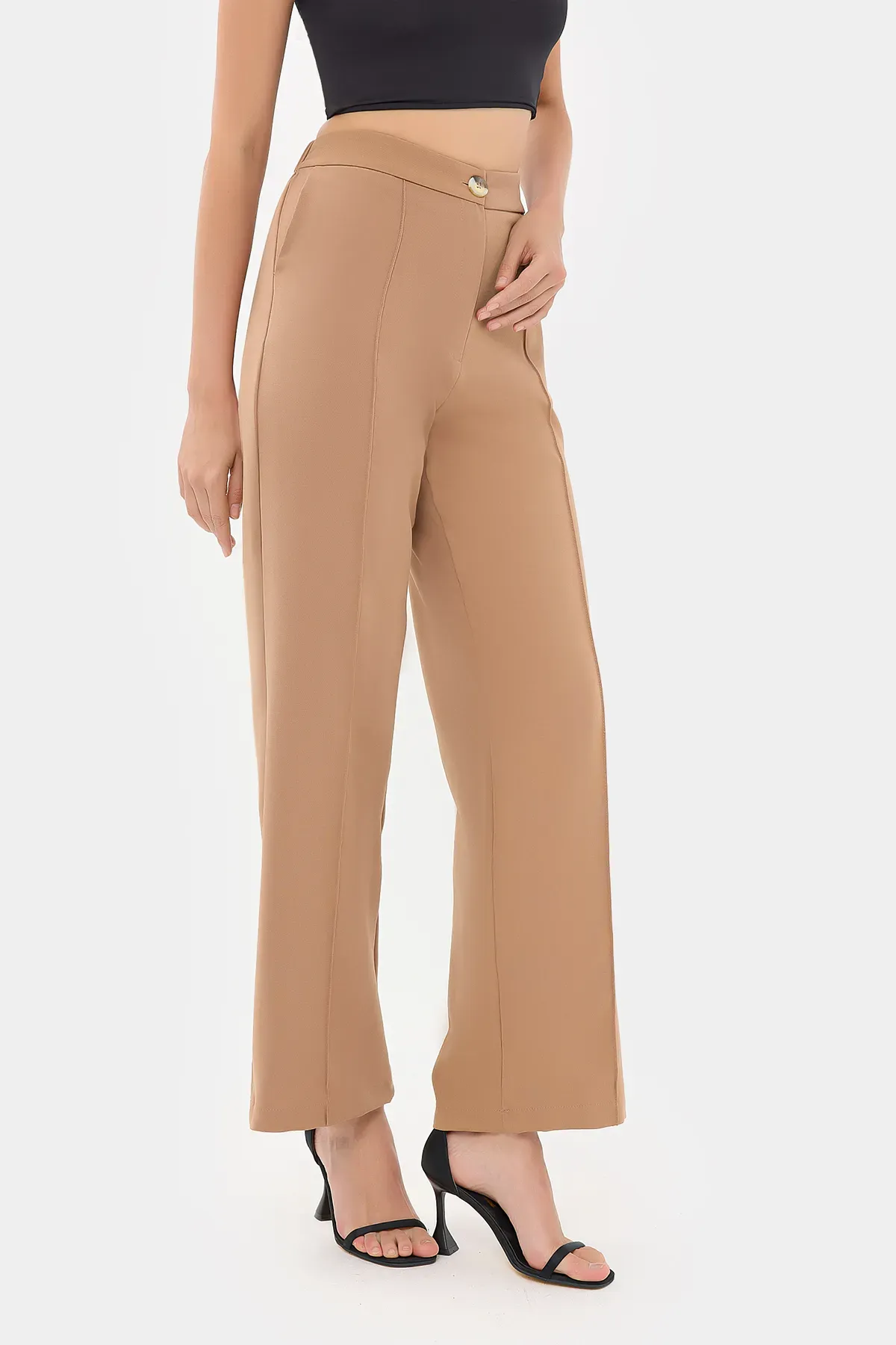 High Waist Wide Leg Trousers 3