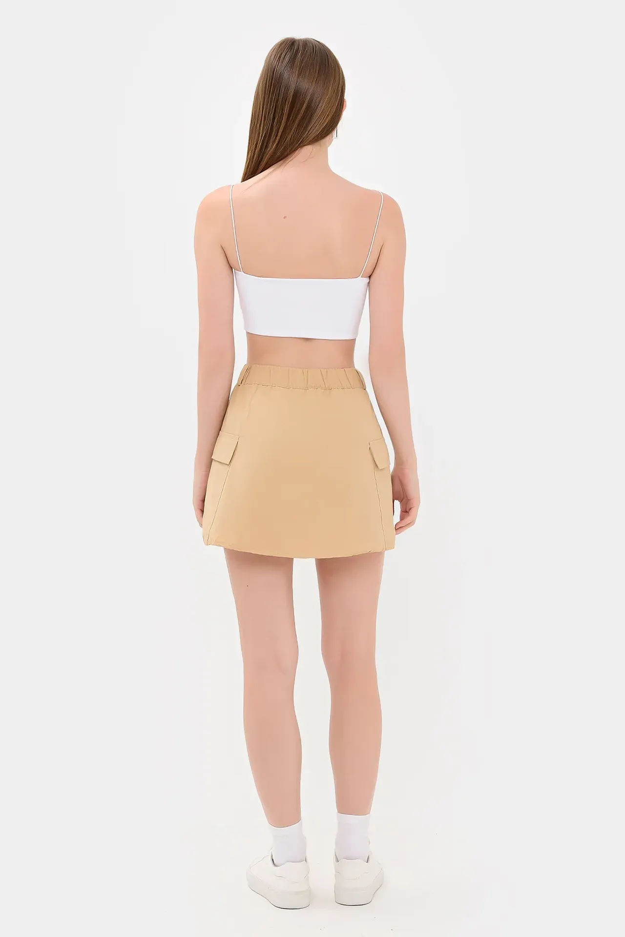 High-Waist Utility Skort