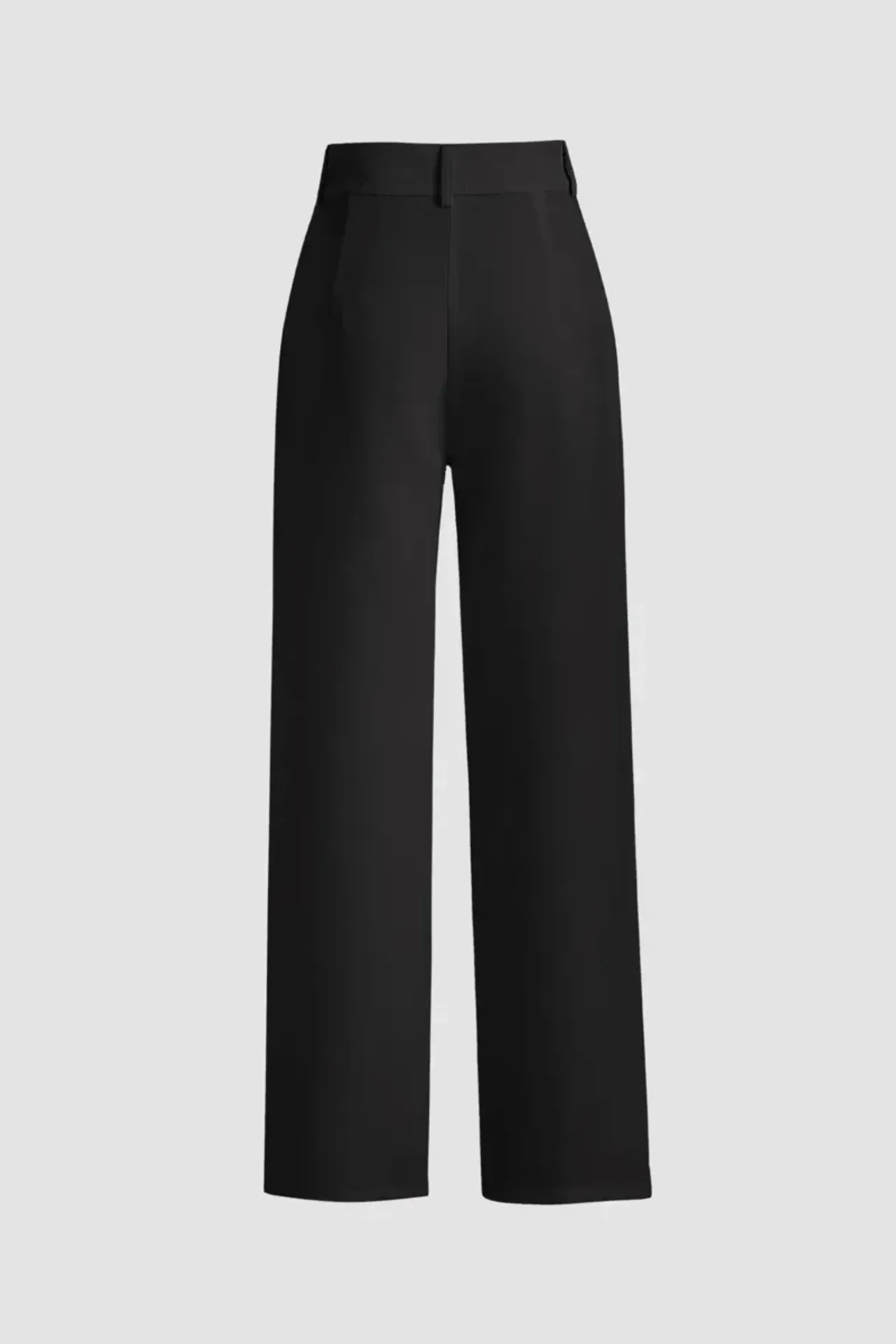 High Waist Straight Leg Pants