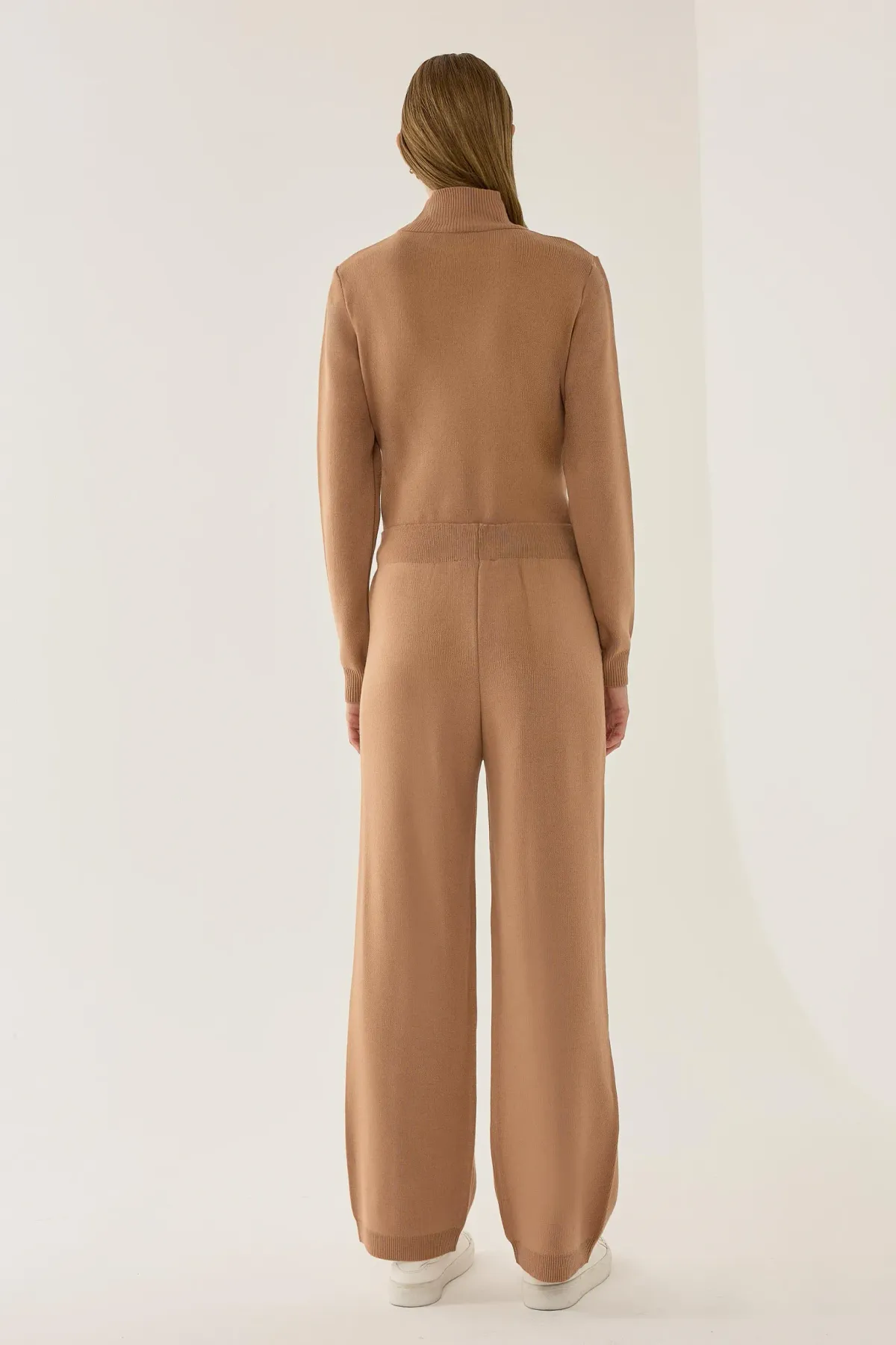 High Waist Wide Leg Knit Pants 4