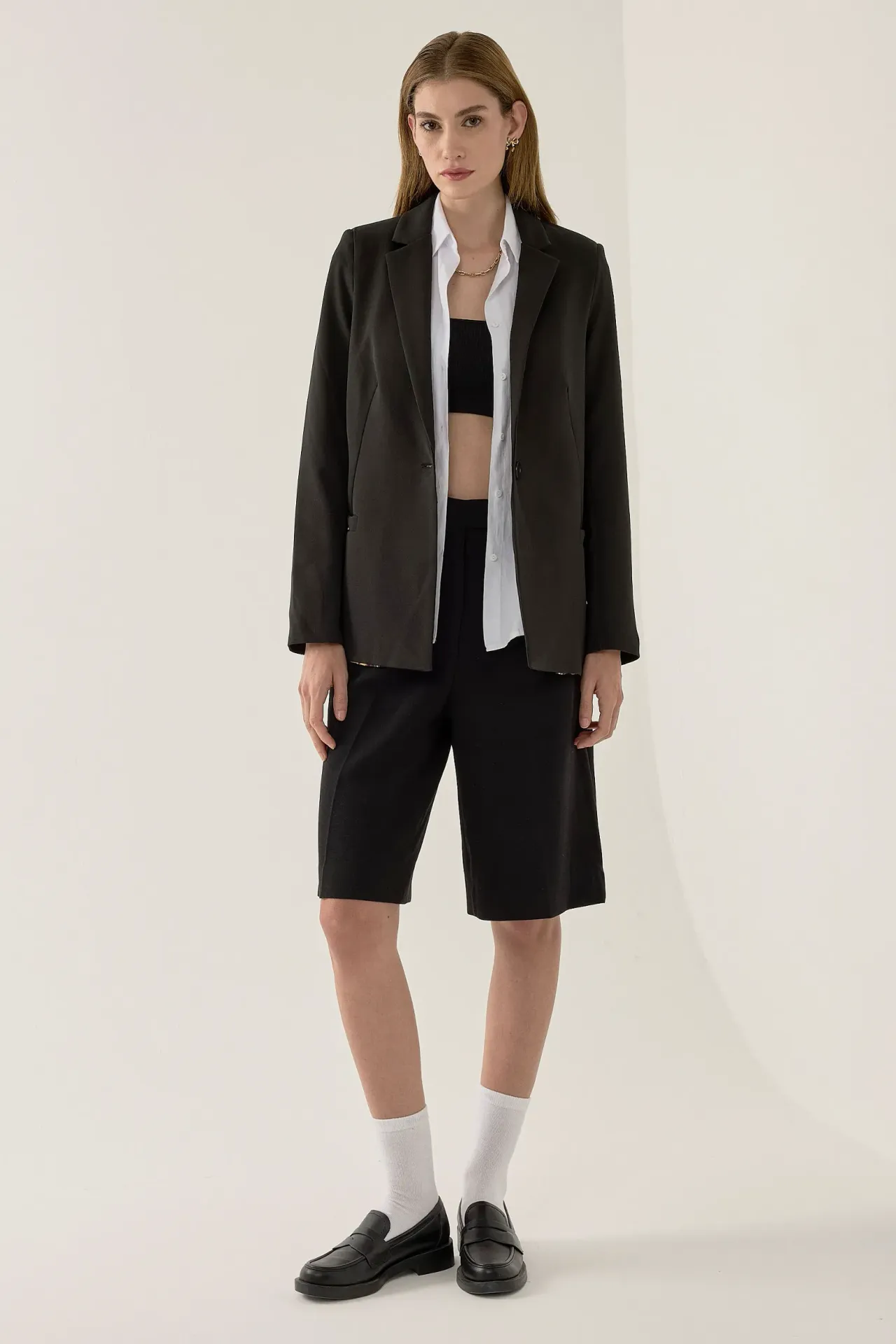 Lining Detailed Blazer