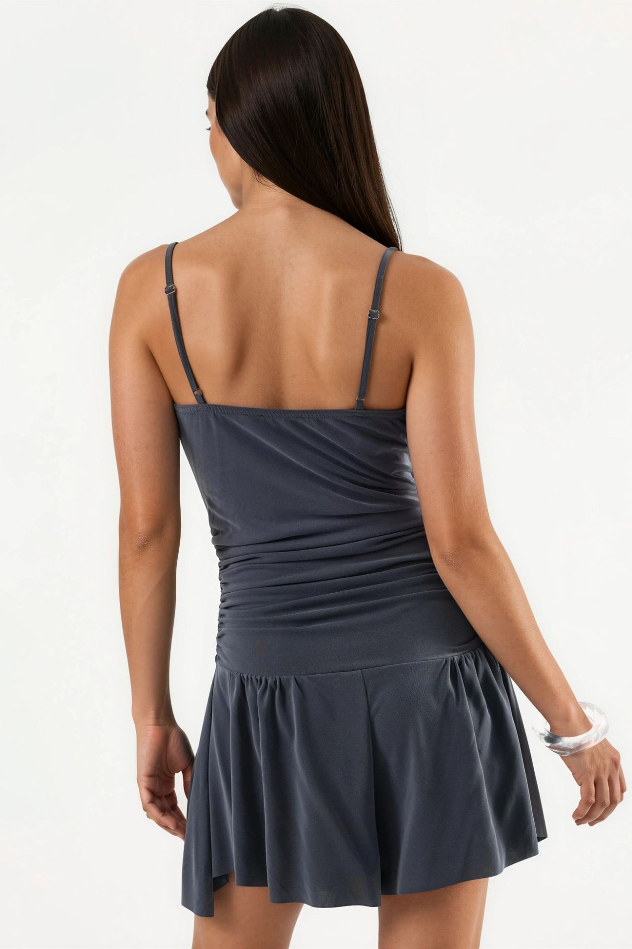 BUSEM Sleeveless Cowl-Neck Short Jumpsuit