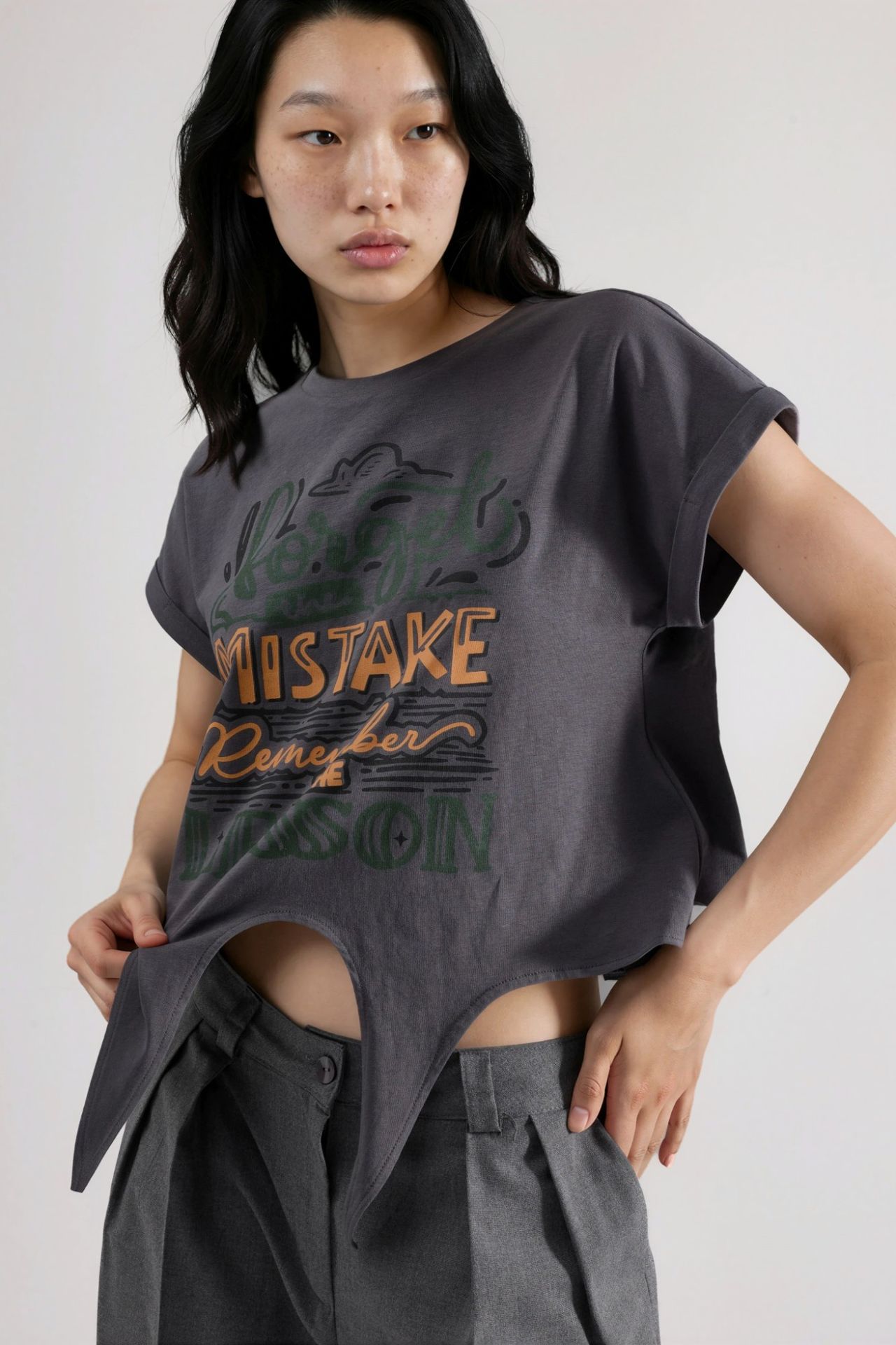 Printed Crop T-Shirt 7