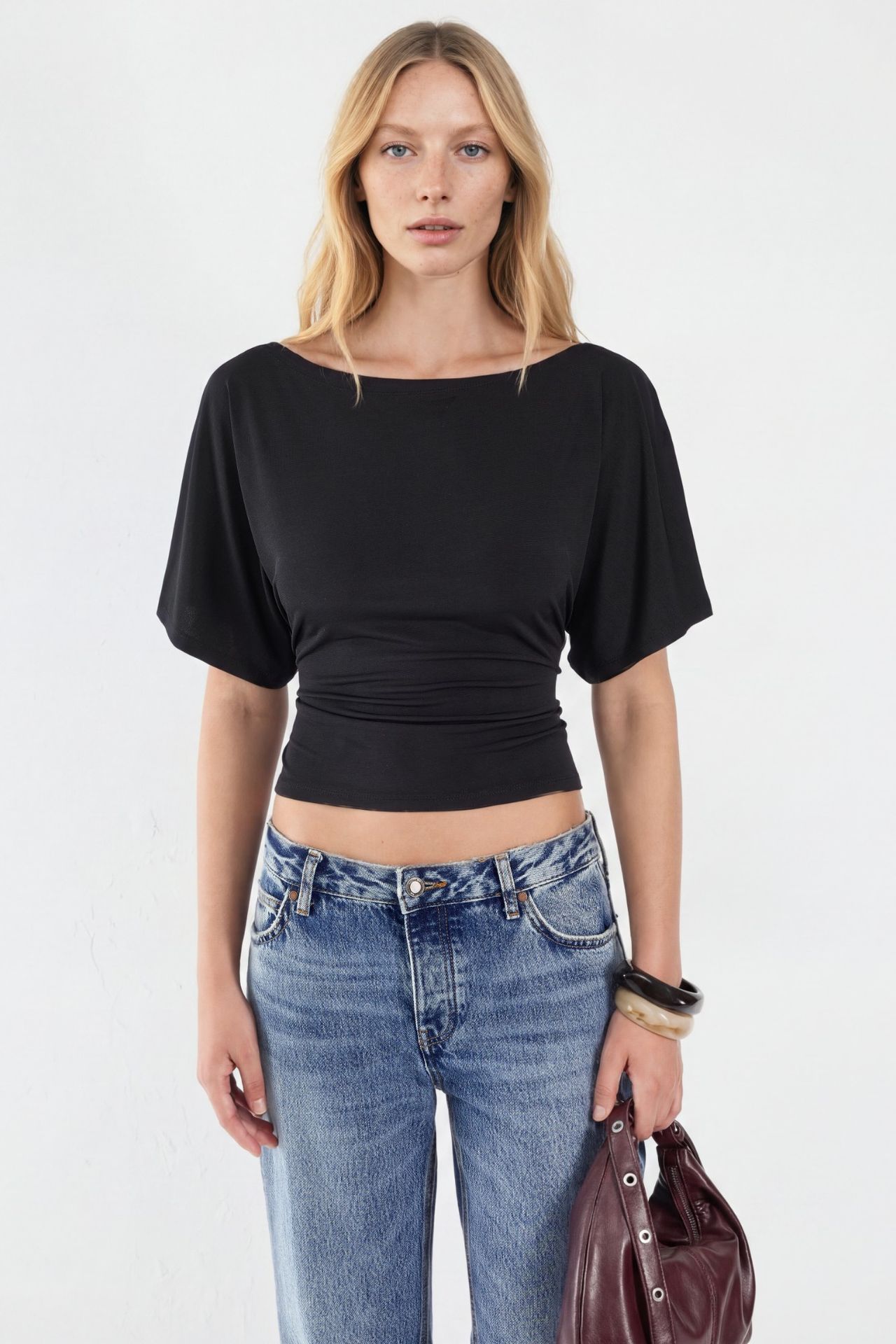 Boat Neck Knitted Top 5