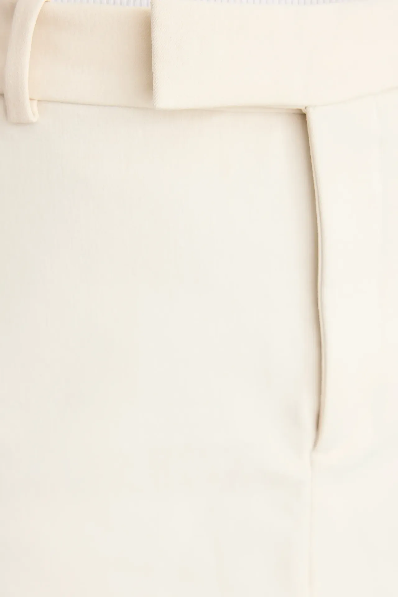 High-Waist Solid Skirt