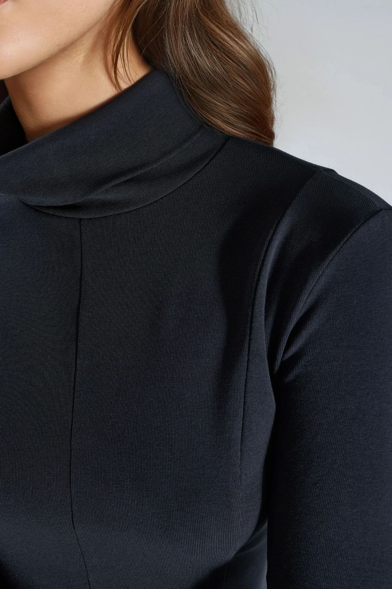 BUSEM Long Sleeve A-Line Midi Dress 6