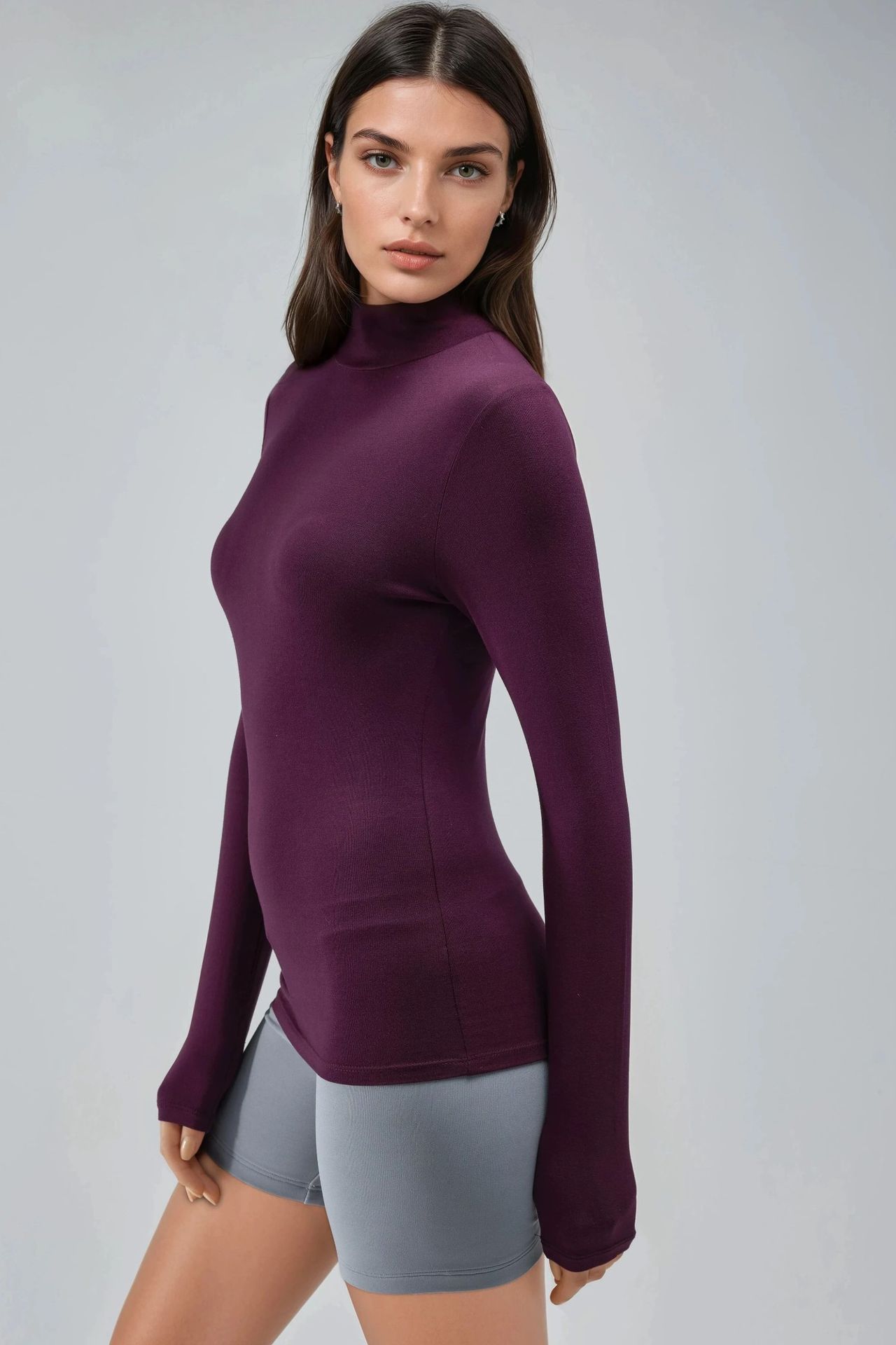 BUSEM Slim Fit Half Turtleneck Blouse 3